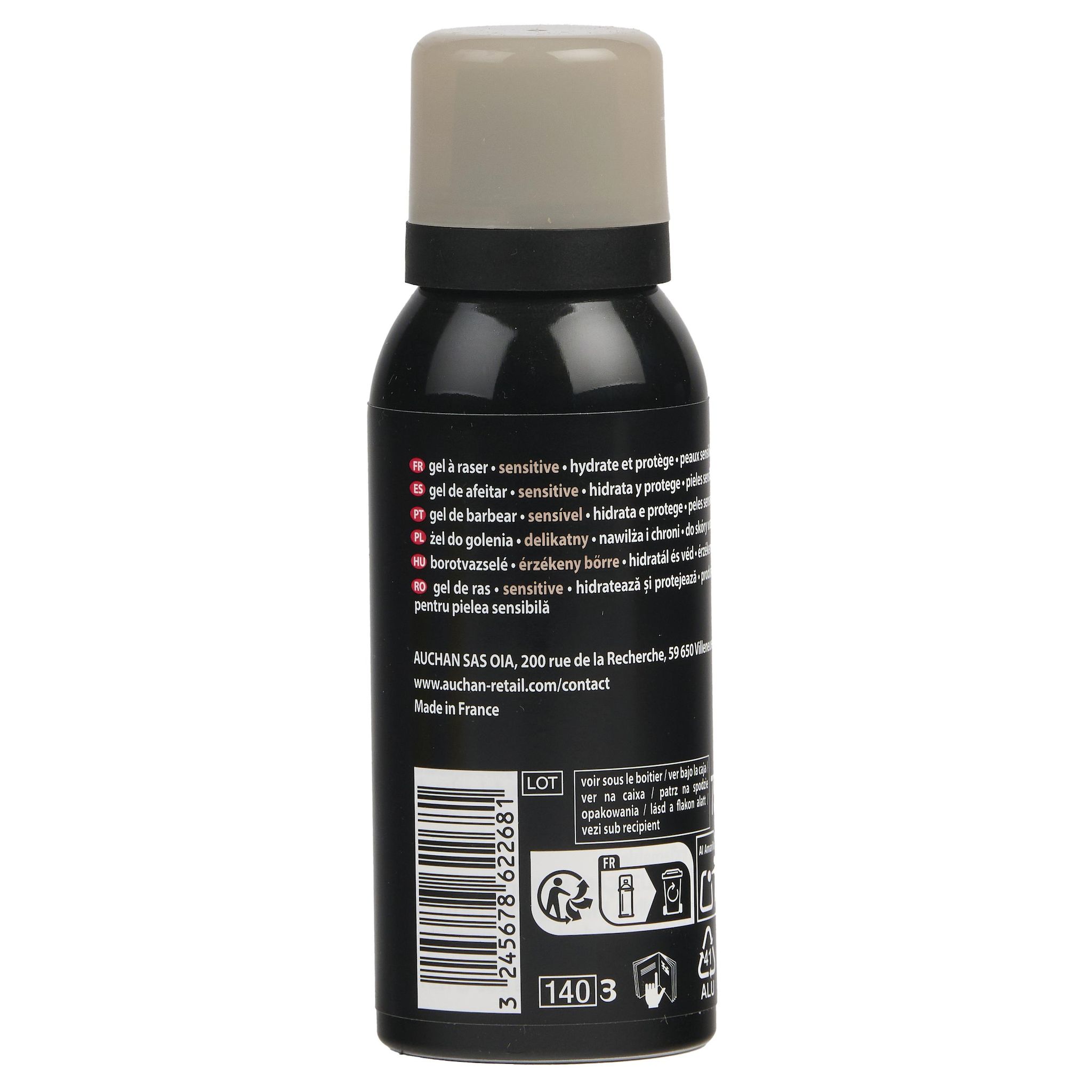 Voir la diapositive 3 : COSMIA MEN Gel à raser sensitive pour peaux sensibles 75ml