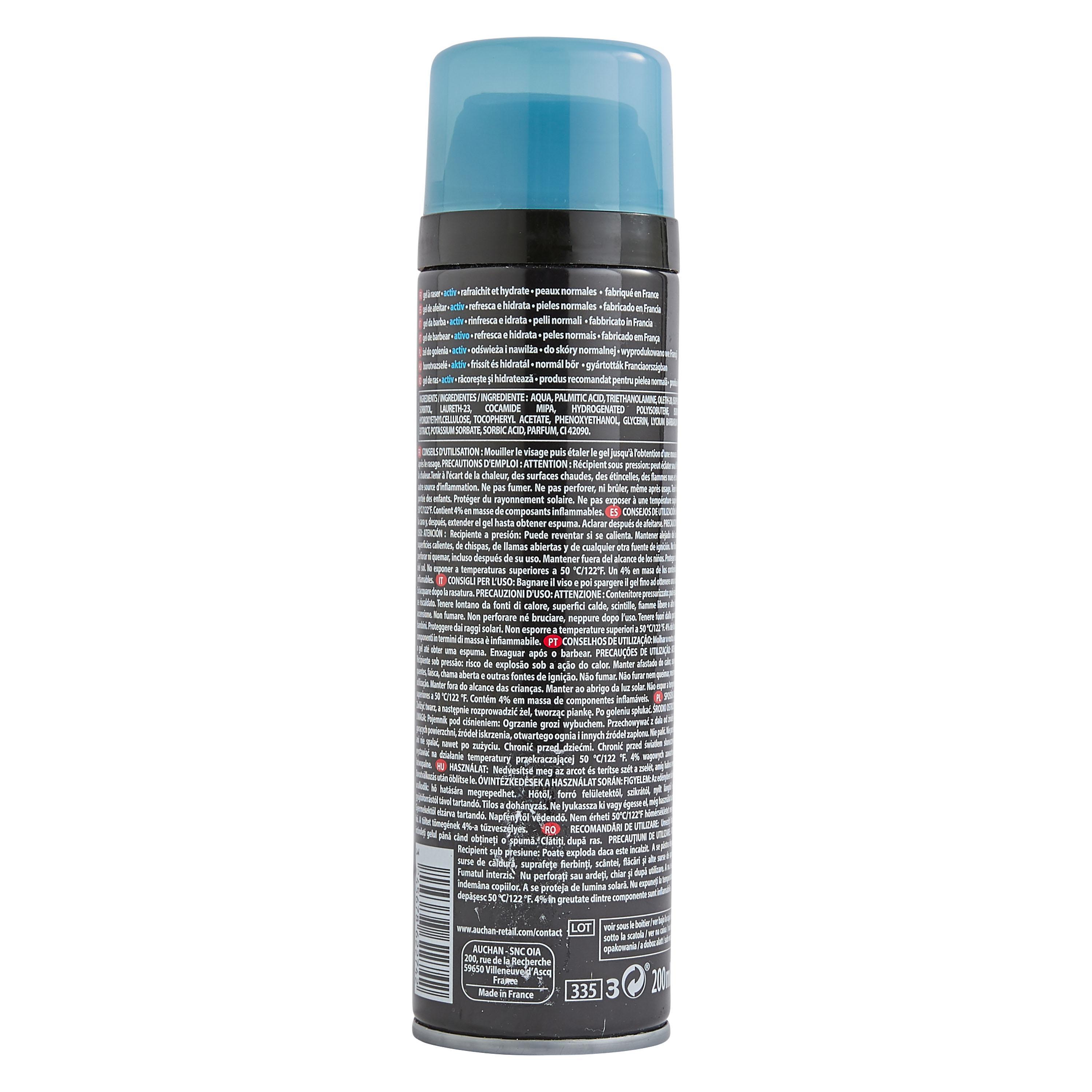 Voir la diapositive 2 : COSMIA MEN Gel à raser pour peaux normales 200ml