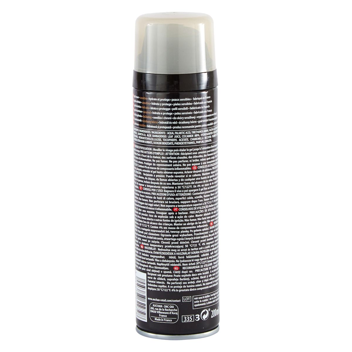 COSMIA MEN Gel à raser sensitive pour peaux sensibles 200ml
