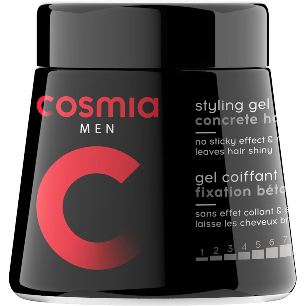 COSMIA MEN Gel coiffant fixation béton 250ml