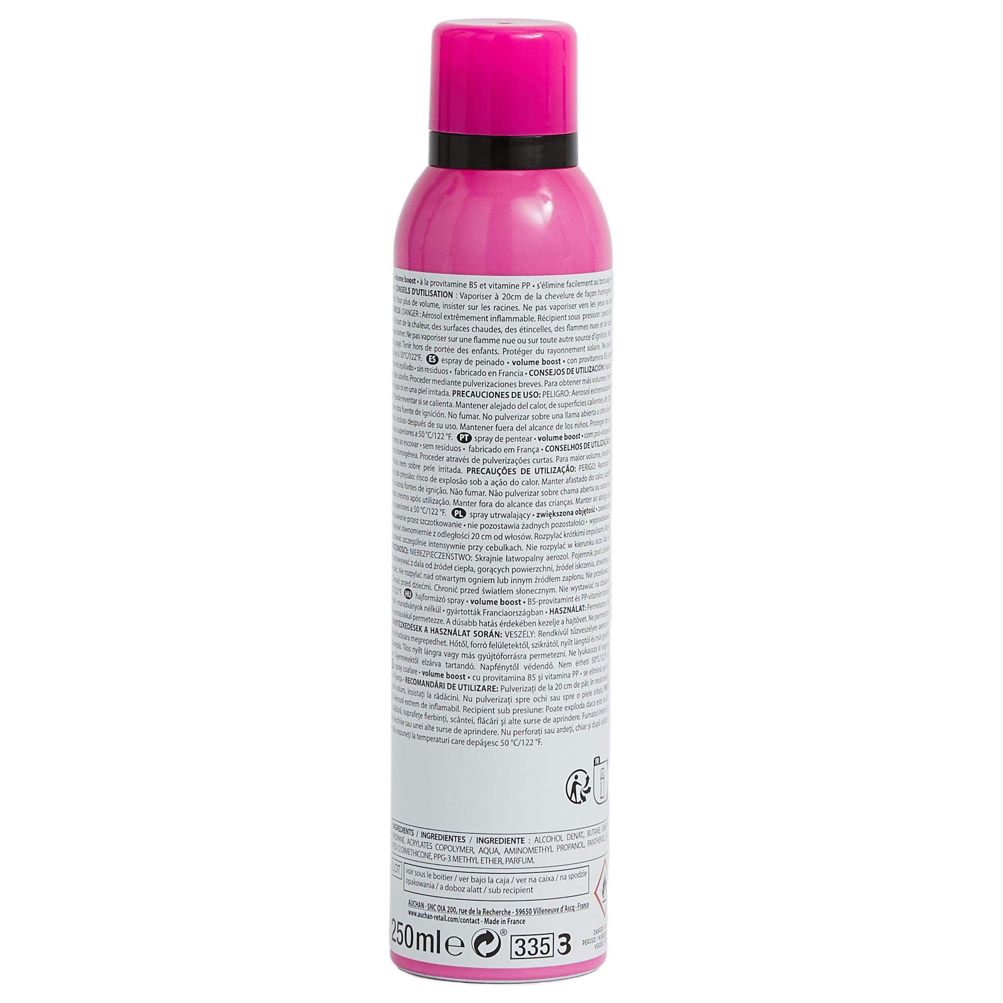 Voir la diapositive 2 : COSMIA Spray coiffant volume boost force 4 250ml