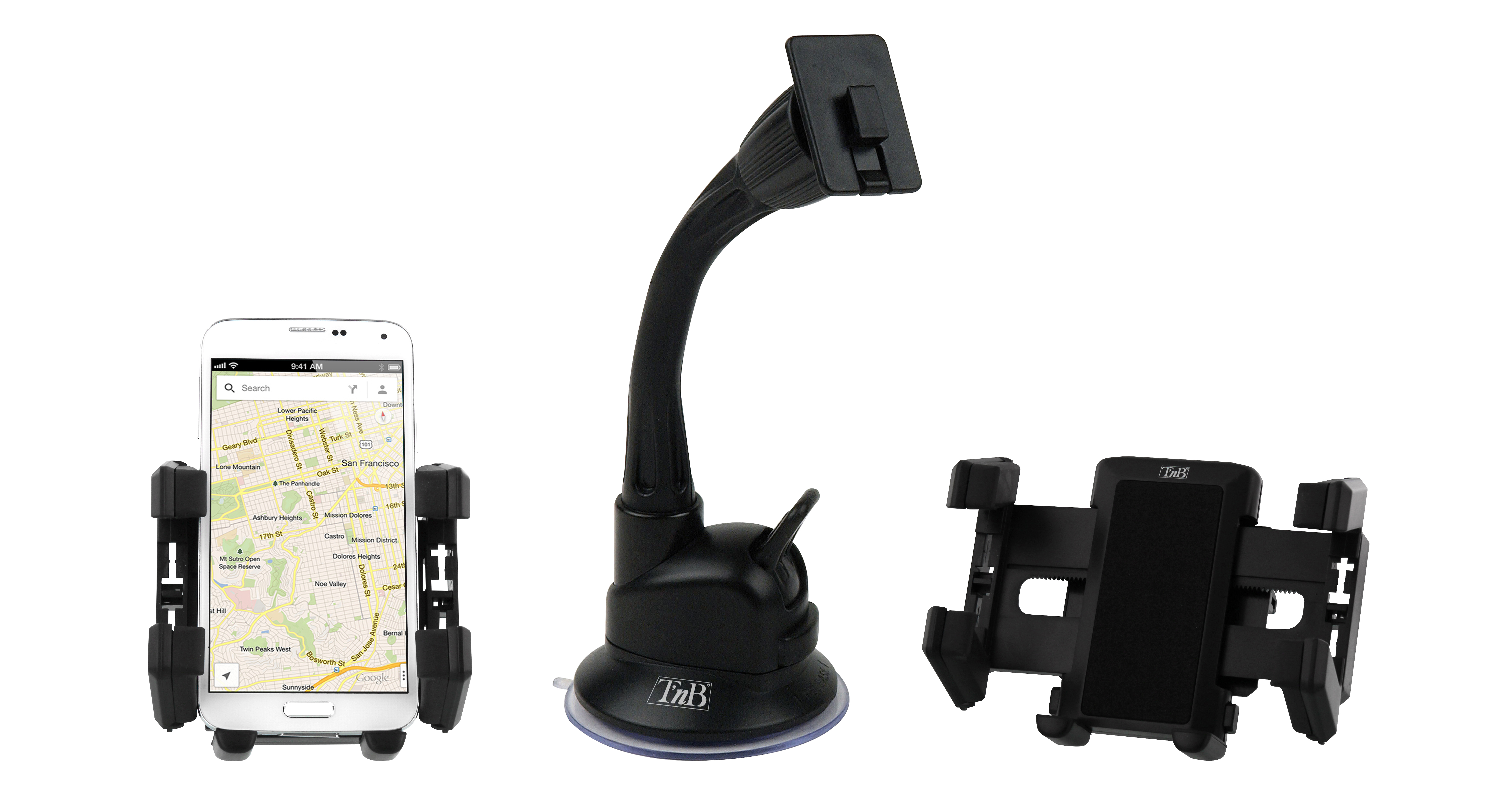 Voir la diapositive 2 : TNB Support à ventouse 17 cm