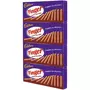 FINGER Biscuits nappés double chocolat  4 paquets  4X114g
