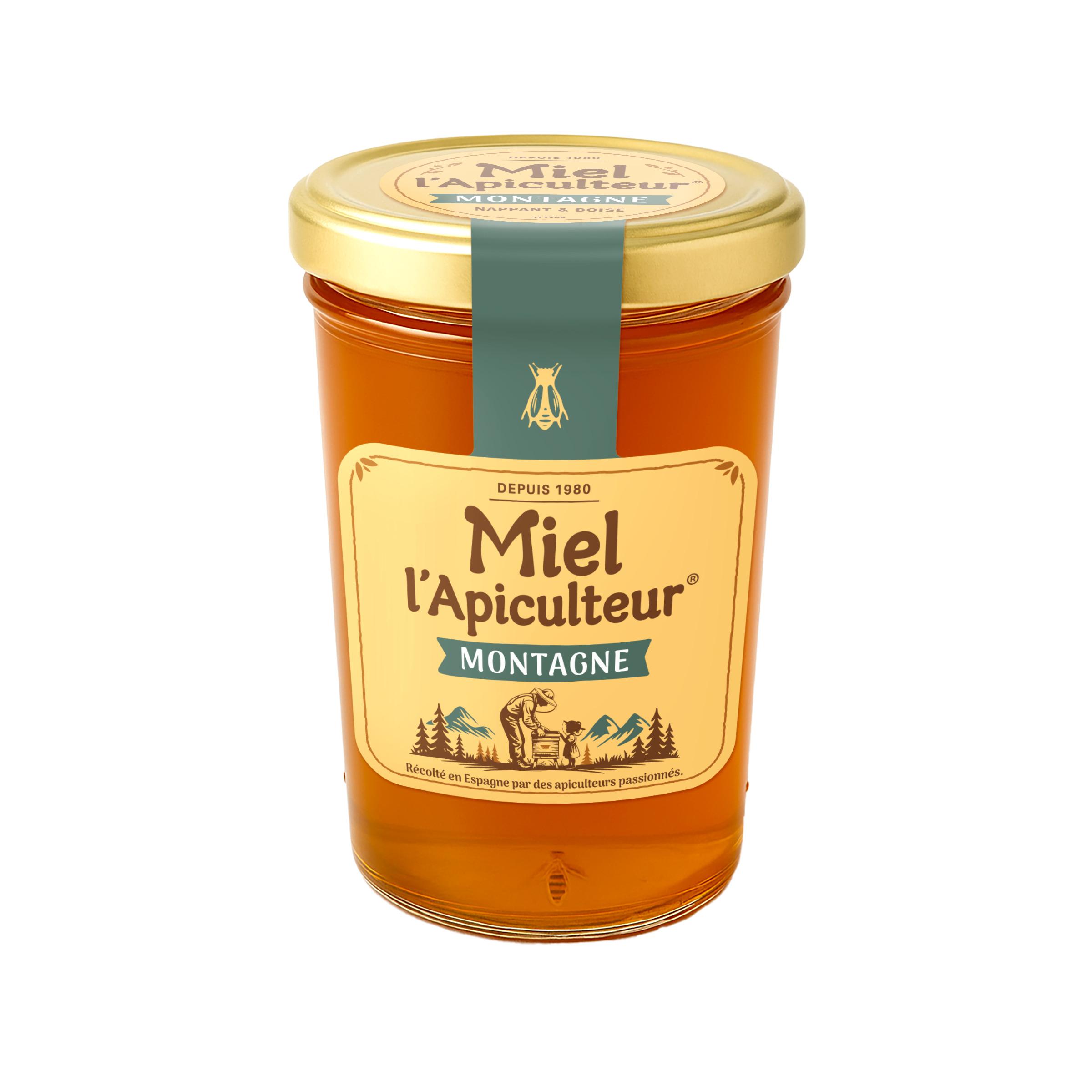 Voir la diapositive 2 : MIEL L'APICULTEUR Miel de montagne liquide 500g