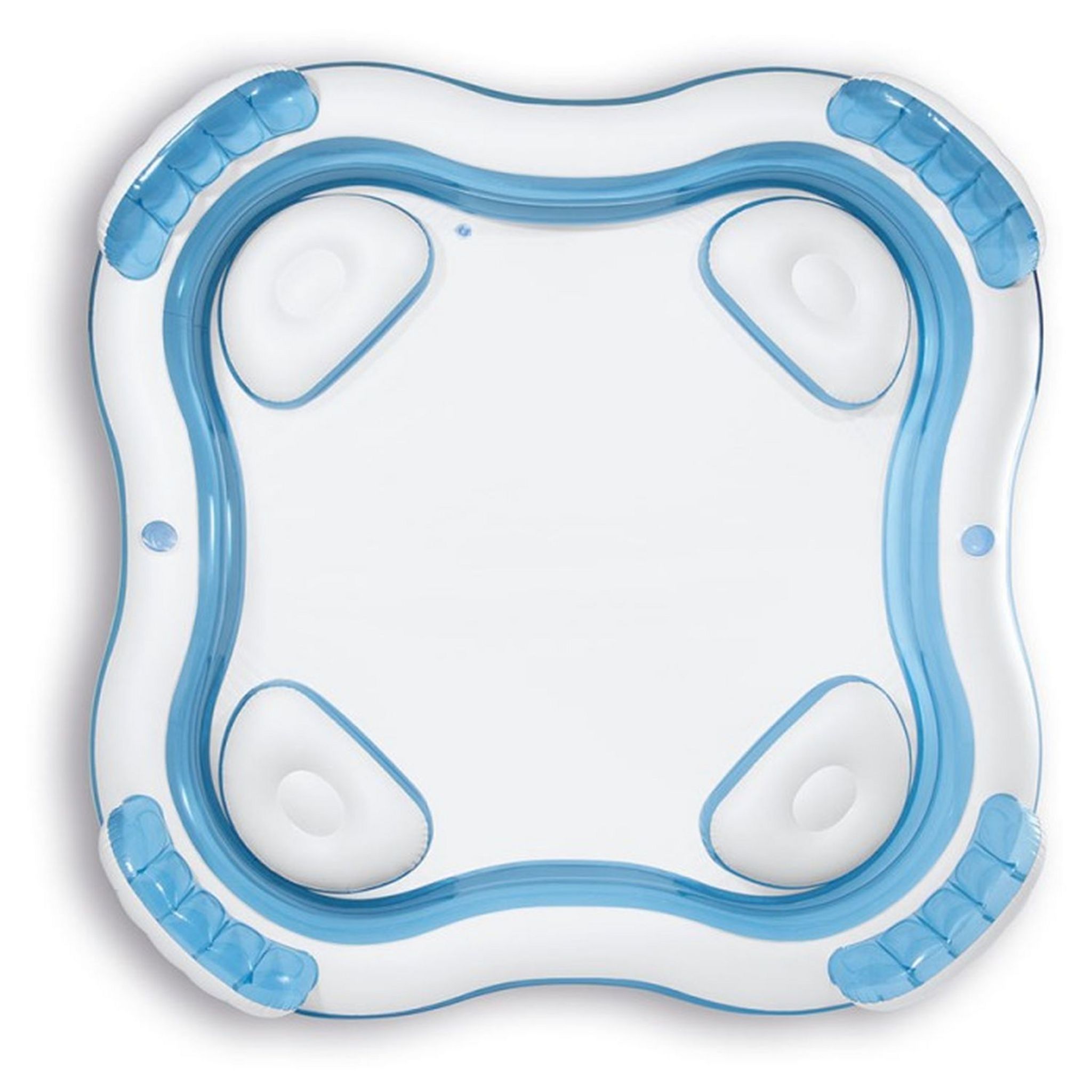 Voir la diapositive 2 : INTEX Piscine carrée avec sièges