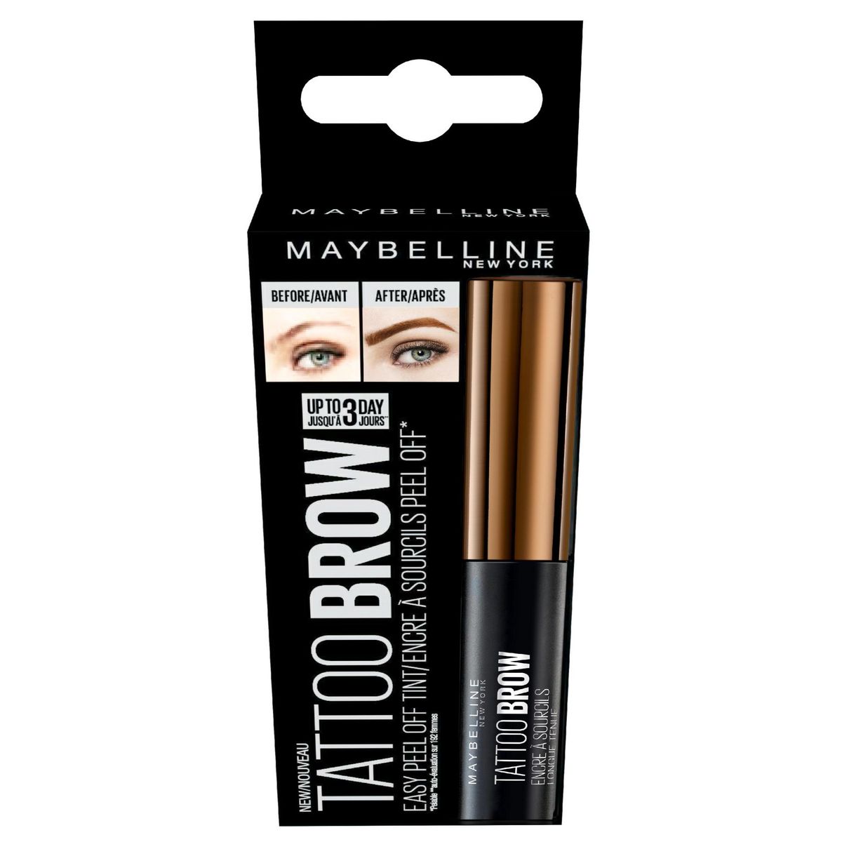 MAYBELLINE Tatoo brow encre sourcils 2 medium brown 1 pièce