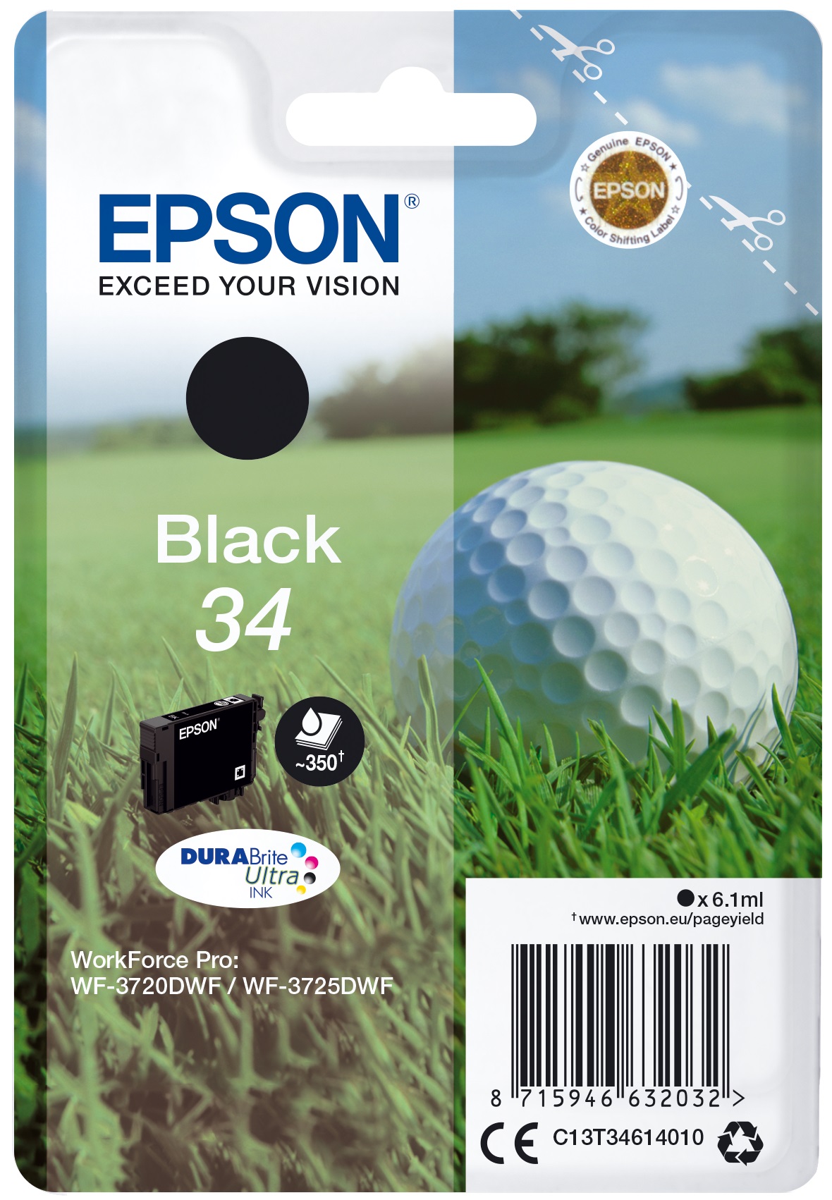 Voir la diapositive 3 : EPSON Cartouche d'encre DURABrite T3461