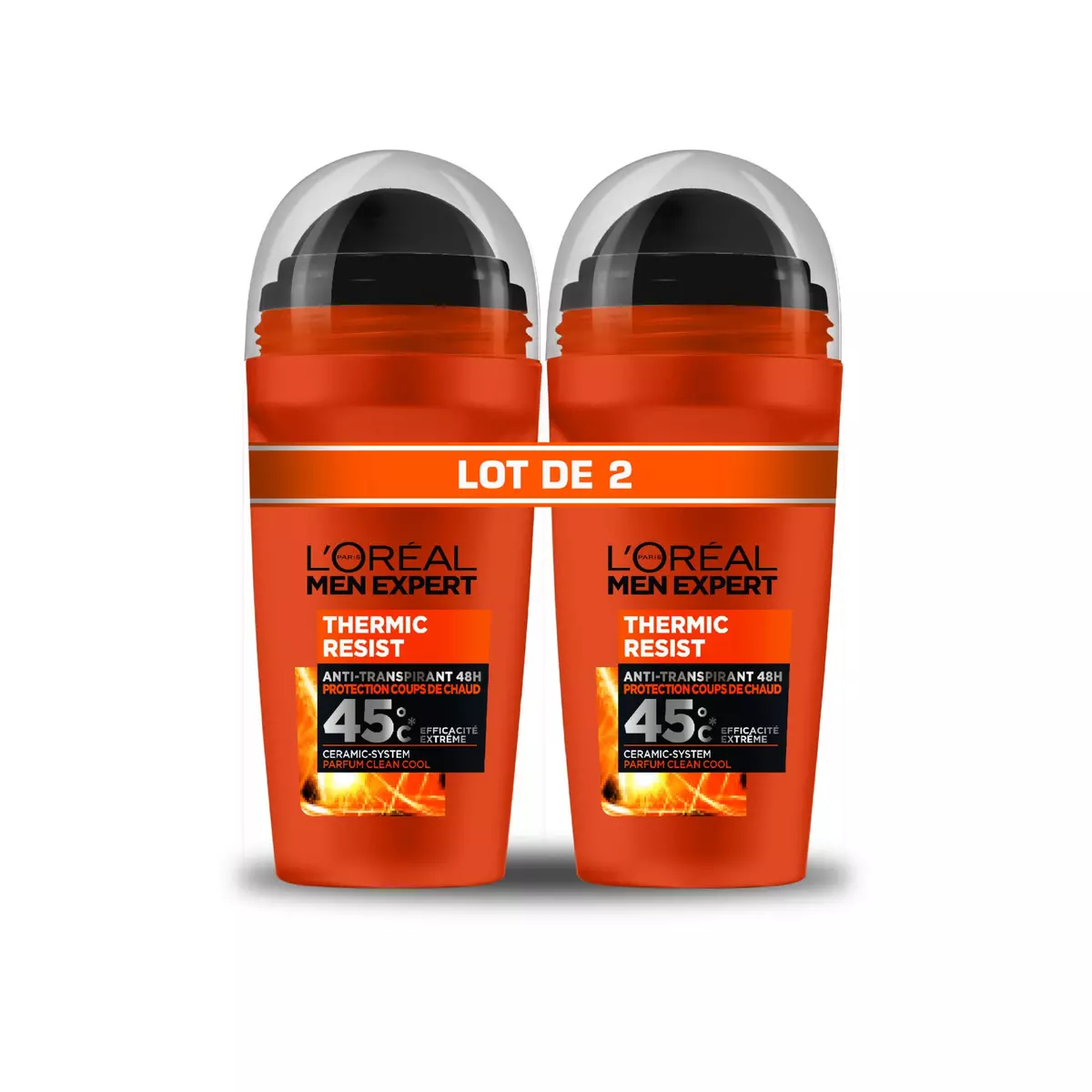 L'OREAL Men Expert déodorant bille anti-transpirant 2x50ml