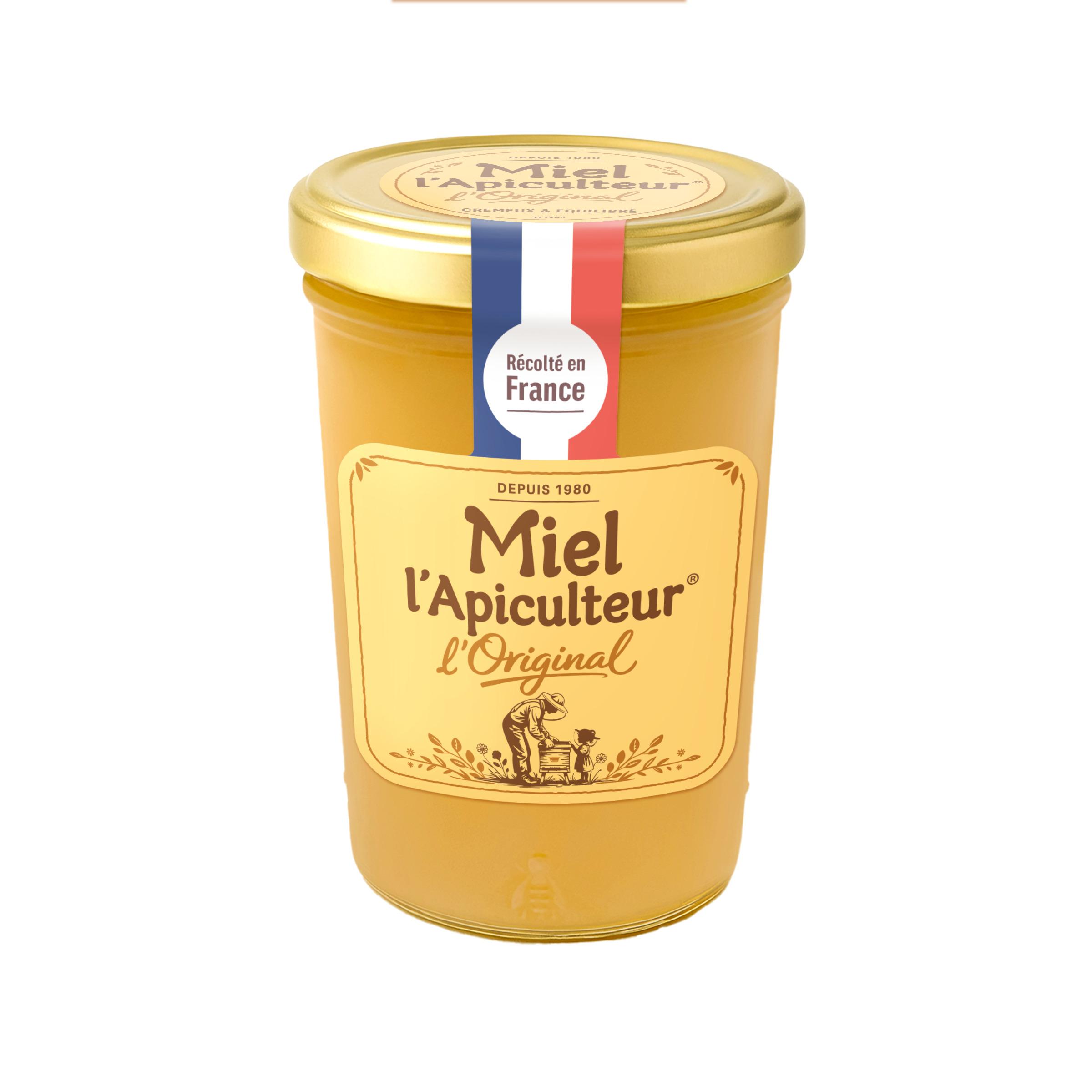 Voir la diapositive 2 : MIEL L'APICULTEUR Miel crémeux l'Original récolté en France 500g