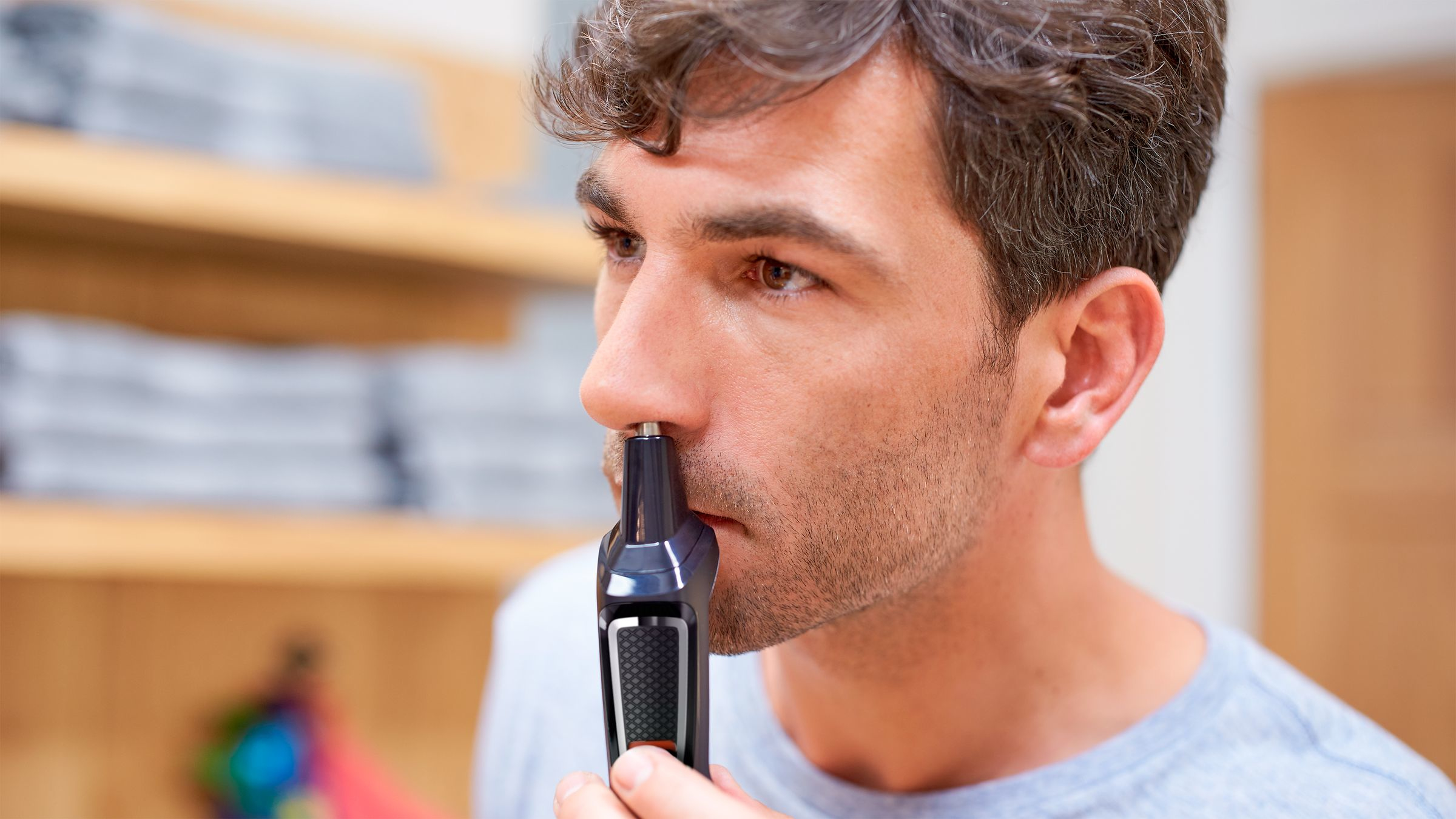 Voir la diapositive 14 : PHILIPS Tondeuse barbe et cheveux 8-en-1 sans fil Multigroom series 3000 - Noir