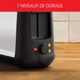 Voir la diapositive 2 : MOULINEX Grille pain Subito Select Longue Fente Inox LS340811