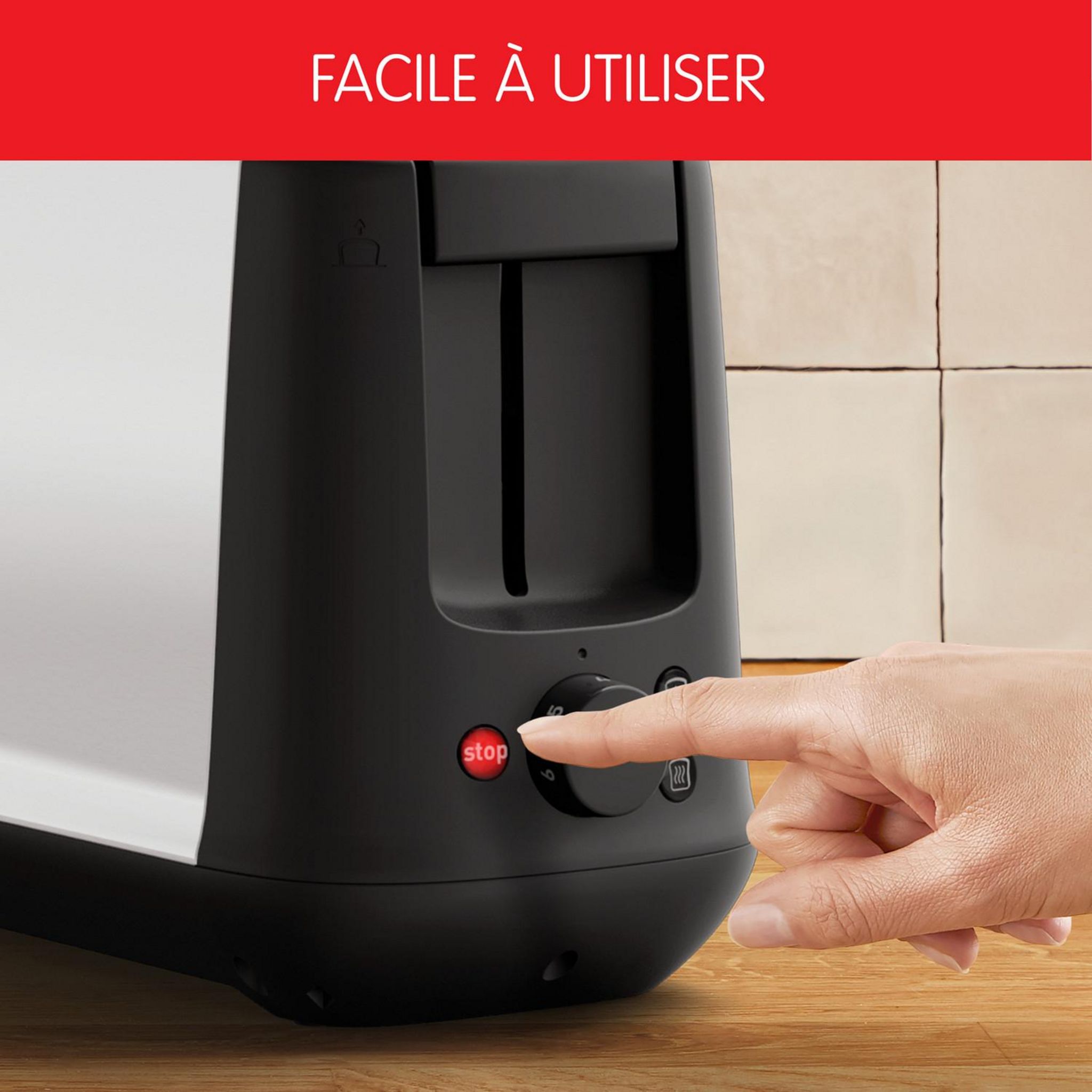 Voir la diapositive 6 : MOULINEX Grille pain Subito Select Longue Fente Inox LS340811