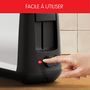 Voir la diapositive 6 : MOULINEX Grille pain Subito Select Longue Fente Inox LS340811