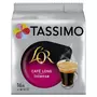 TASSIMO Dosettes de café L'Or café long intense 16 dosettes 128g