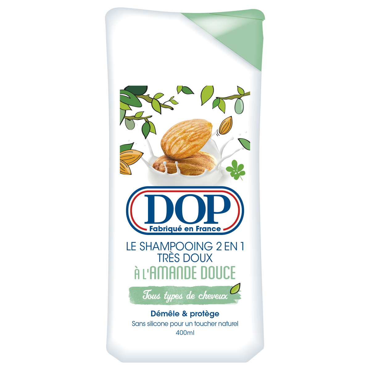 DOP Shampooing très doux amande douce tous types de cheveux 400ml