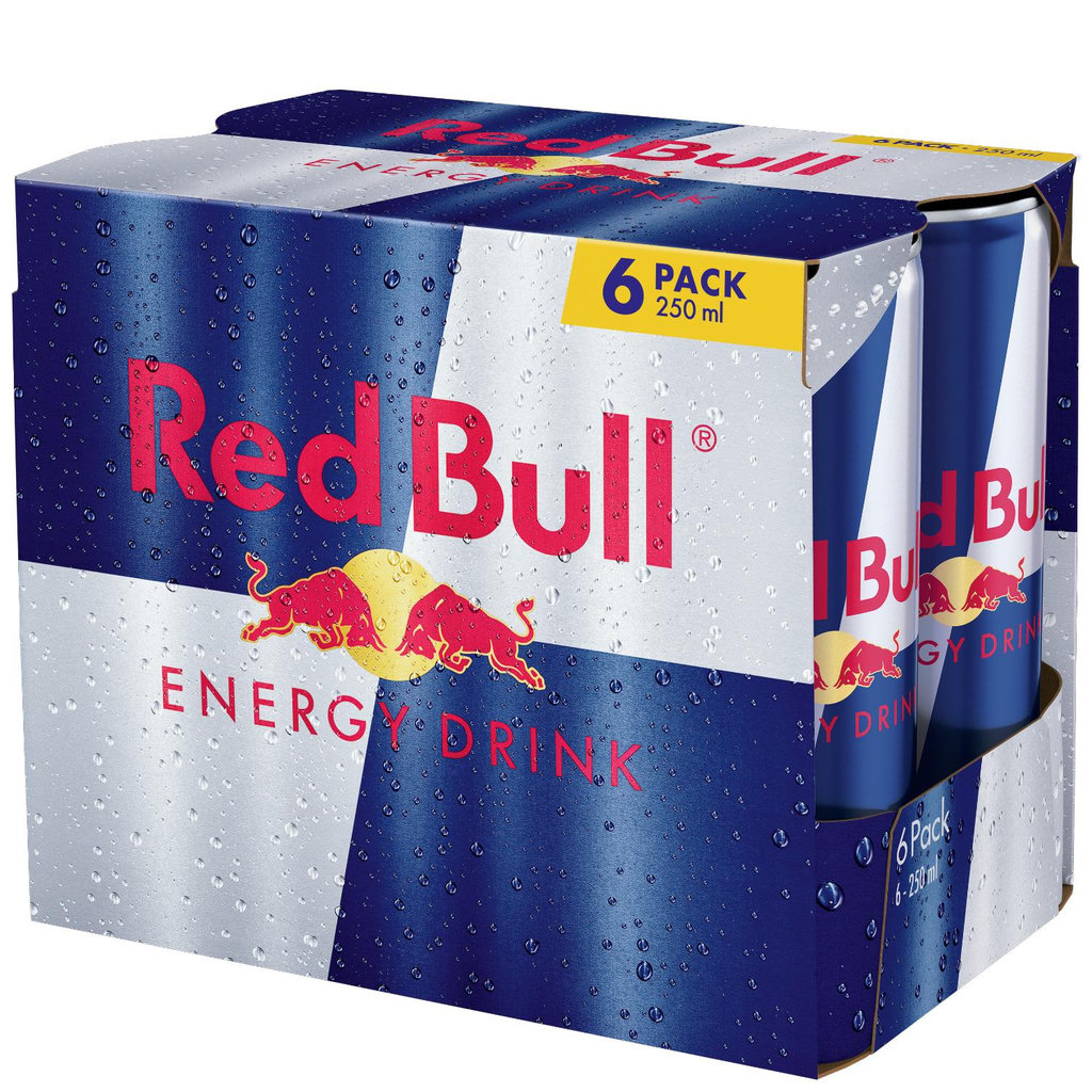RED BULL Boisson énergisante 6x25cl