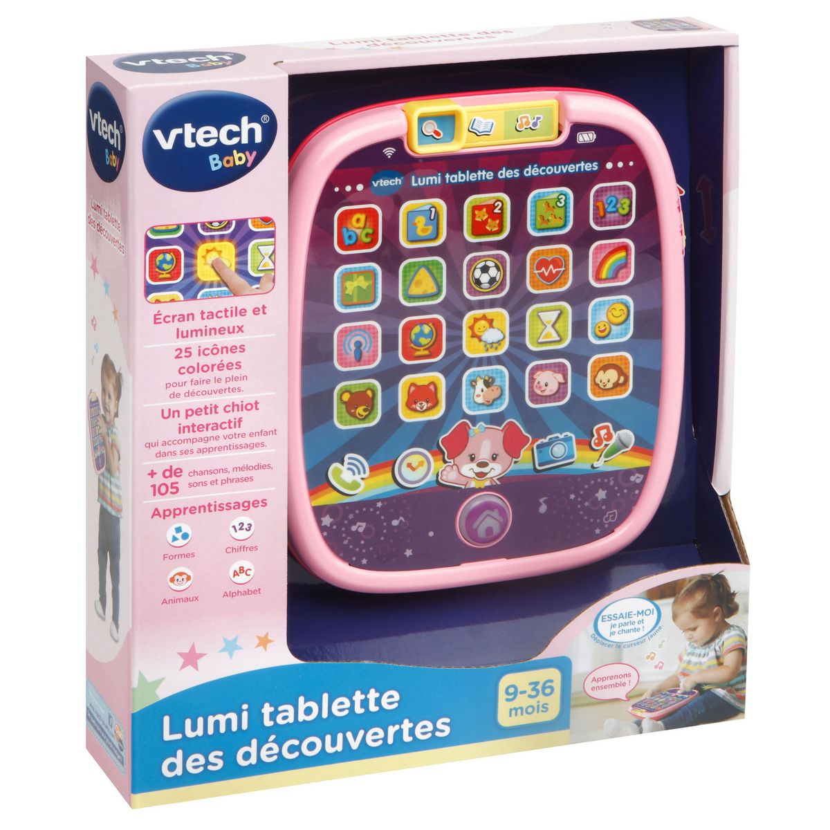 VTECH Lumi Tablette Découverte - Rose