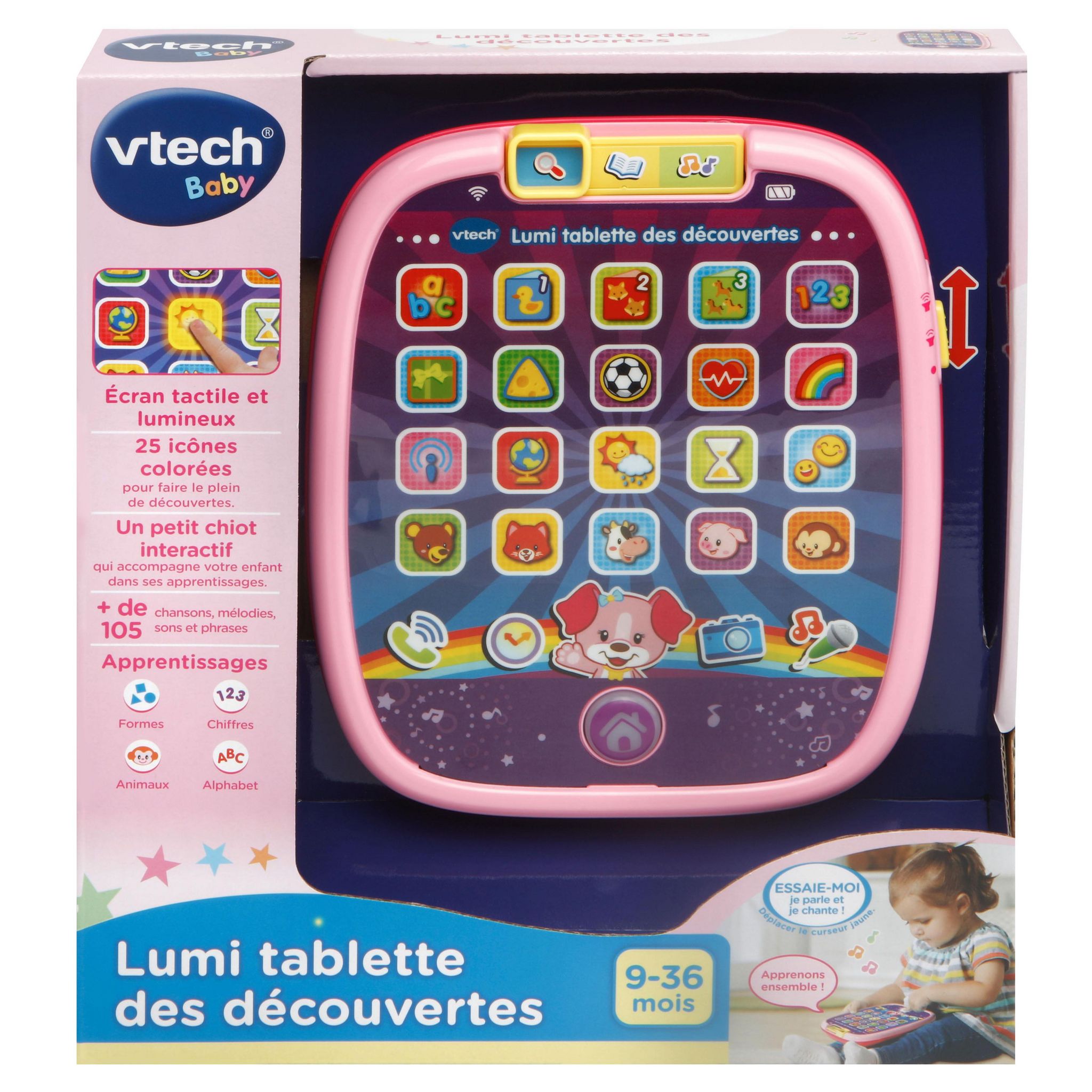 Voir la diapositive 5 : VTECH Lumi Tablette Découverte - Rose