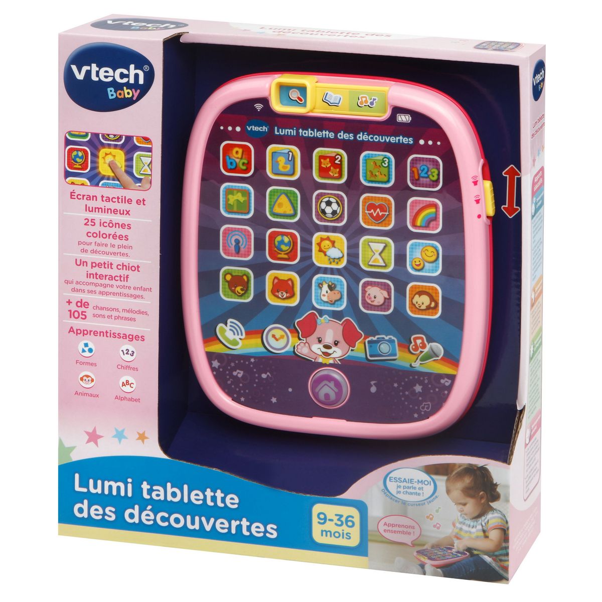 VTECH Lumi Tablette Découverte - Rose