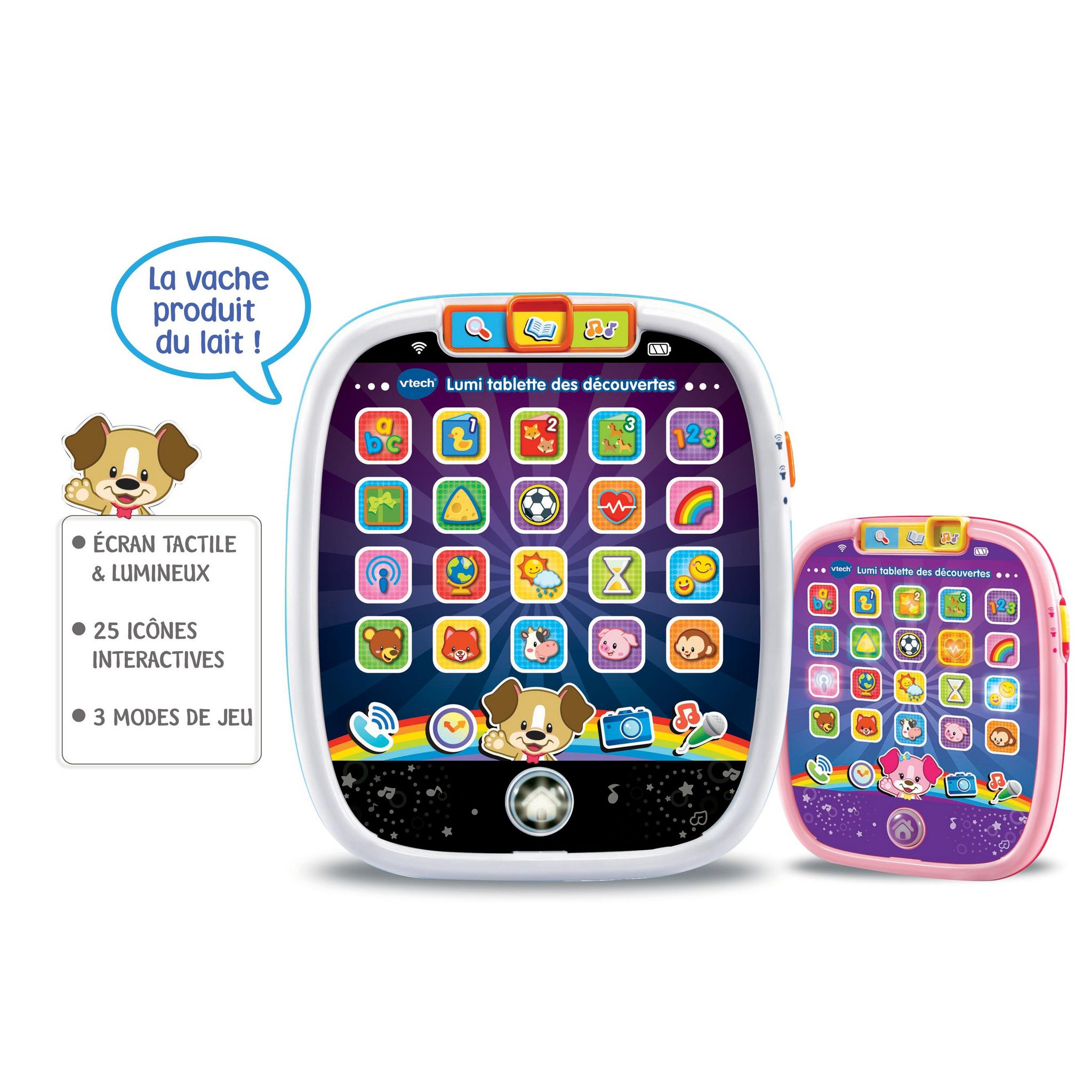 Voir la diapositive 2 : VTECH Lumi Tablette Découverte - Bleu