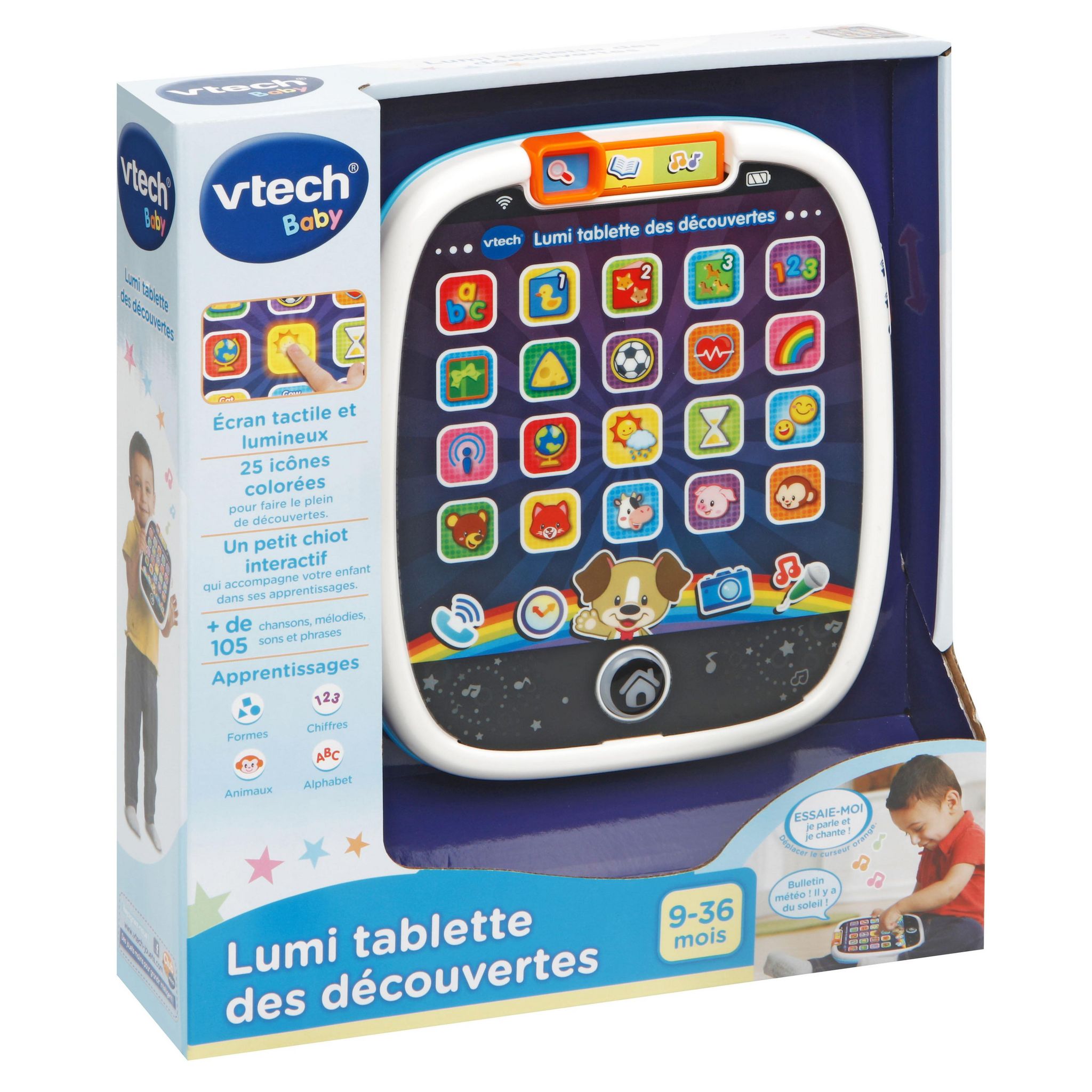 Voir la diapositive 4 : VTECH Lumi Tablette Découverte - Bleu