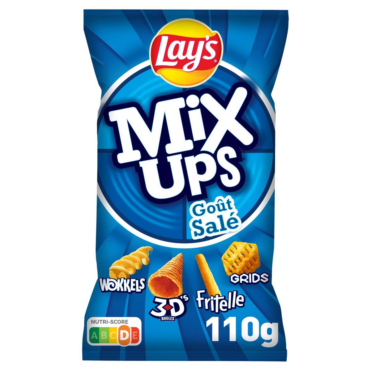 LAY'S Biscuits salés Mixups  100g