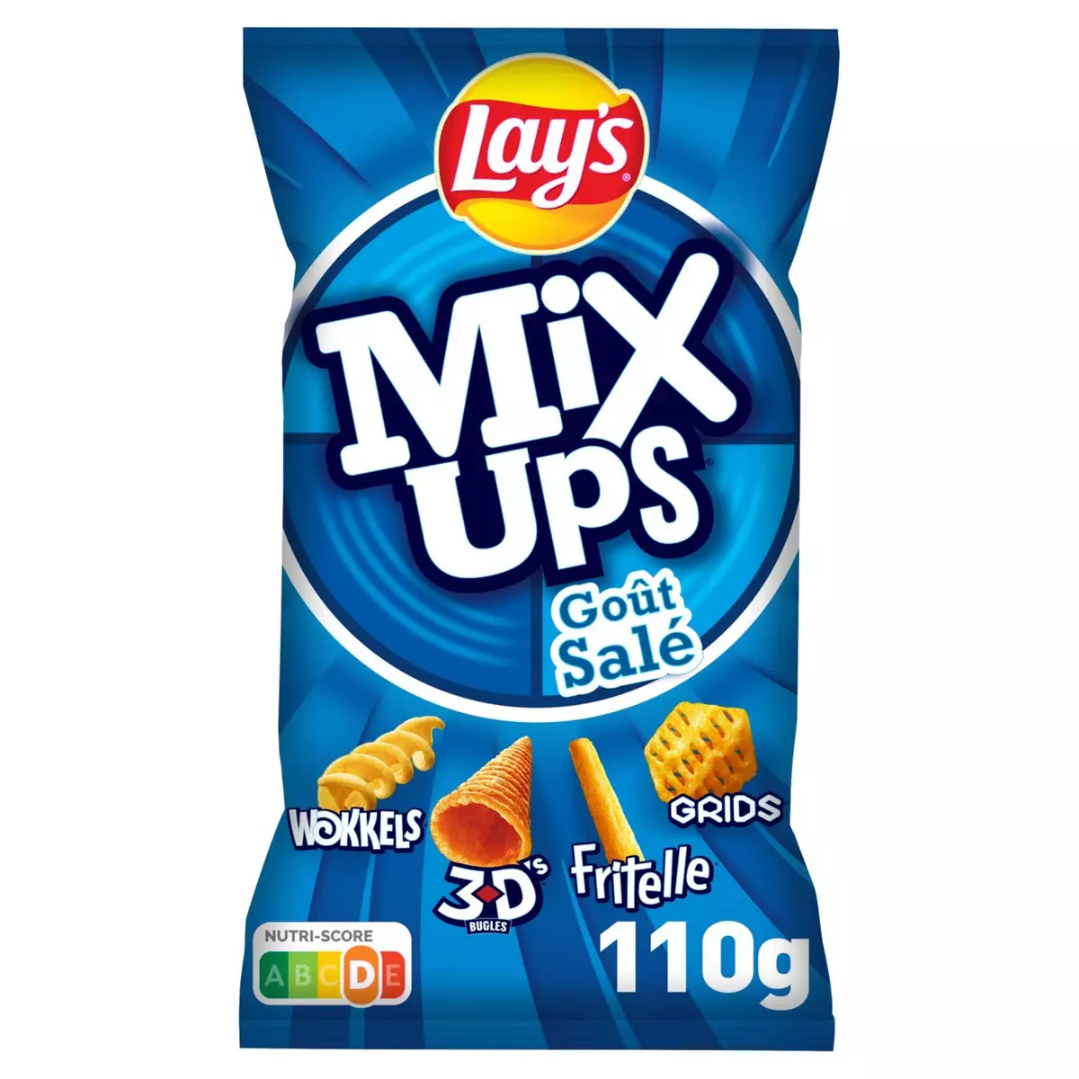 LAY'S Biscuits salés Mixups  100g