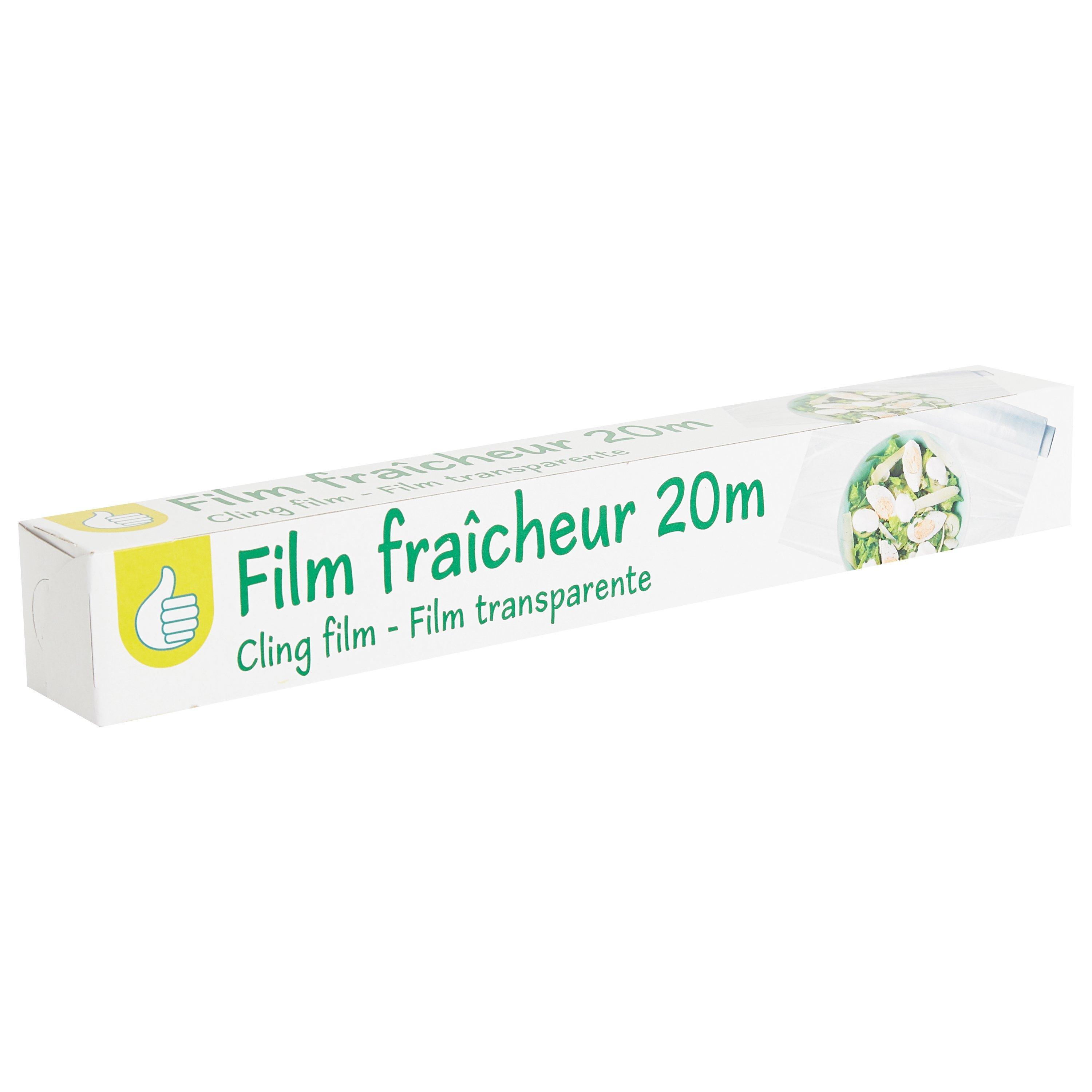 Voir la diapositive 2 : POUCE Film alimentaire étirable 20m 1 rouleau