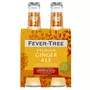 FEVER TREE Boisson ginger ale premium mixer bouteilles 4x20cl