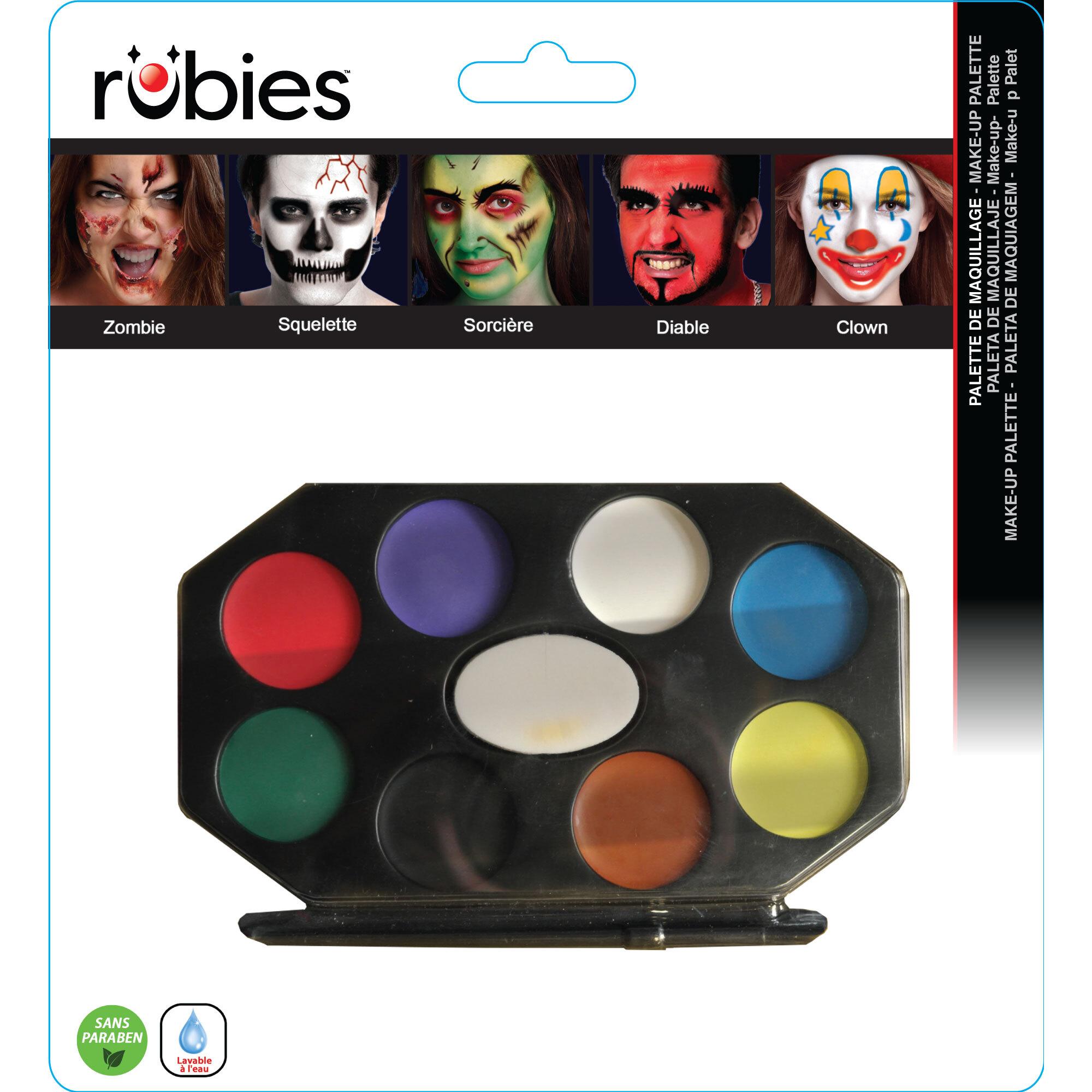 RUBIES Palette de Maquillage 8 couleurs Halloween
