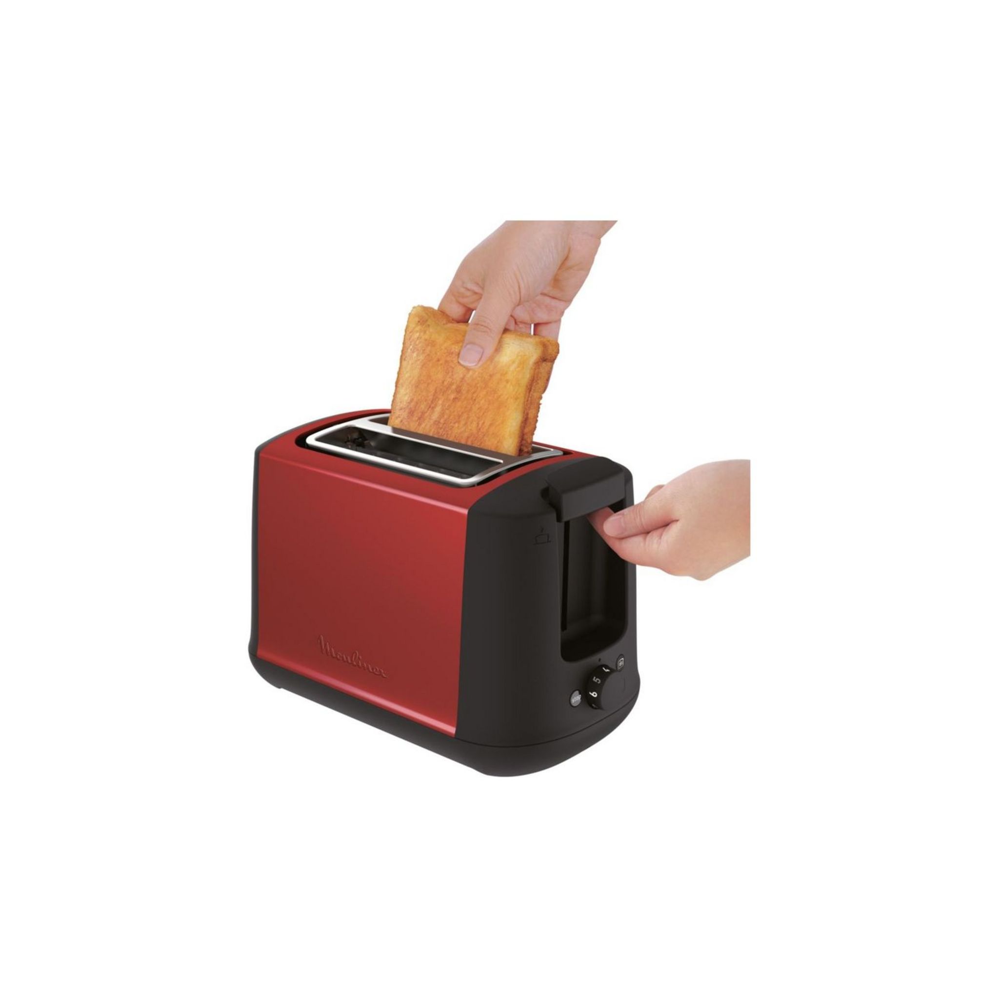 Voir la diapositive 8 : MOULINEX Grille-pain LT340D11 - Rouge