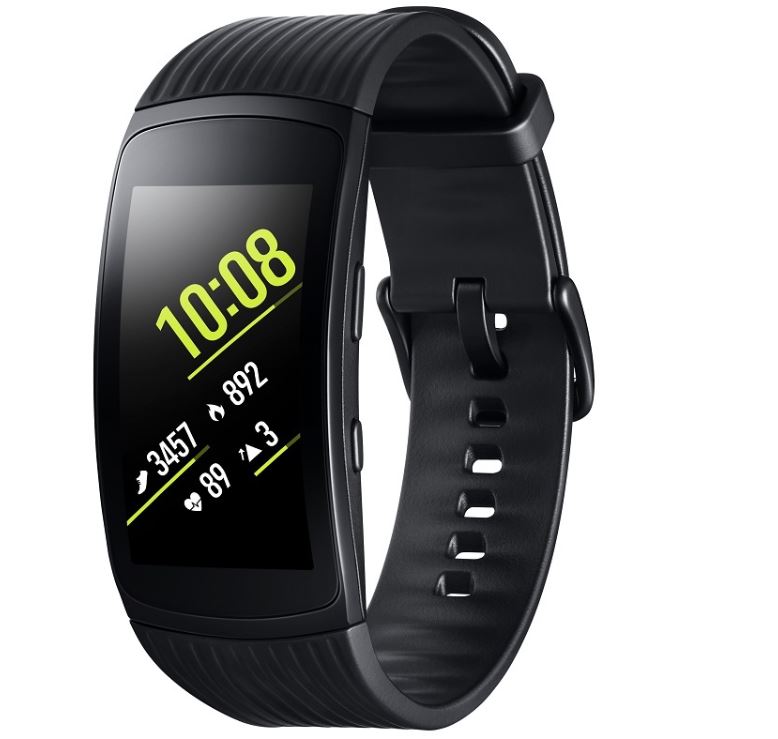 Voir la diapositive 4 : SAMSUNG Bracelet connecté - Gear Fit2 Pro - Bluetooth - Noir - Taille L