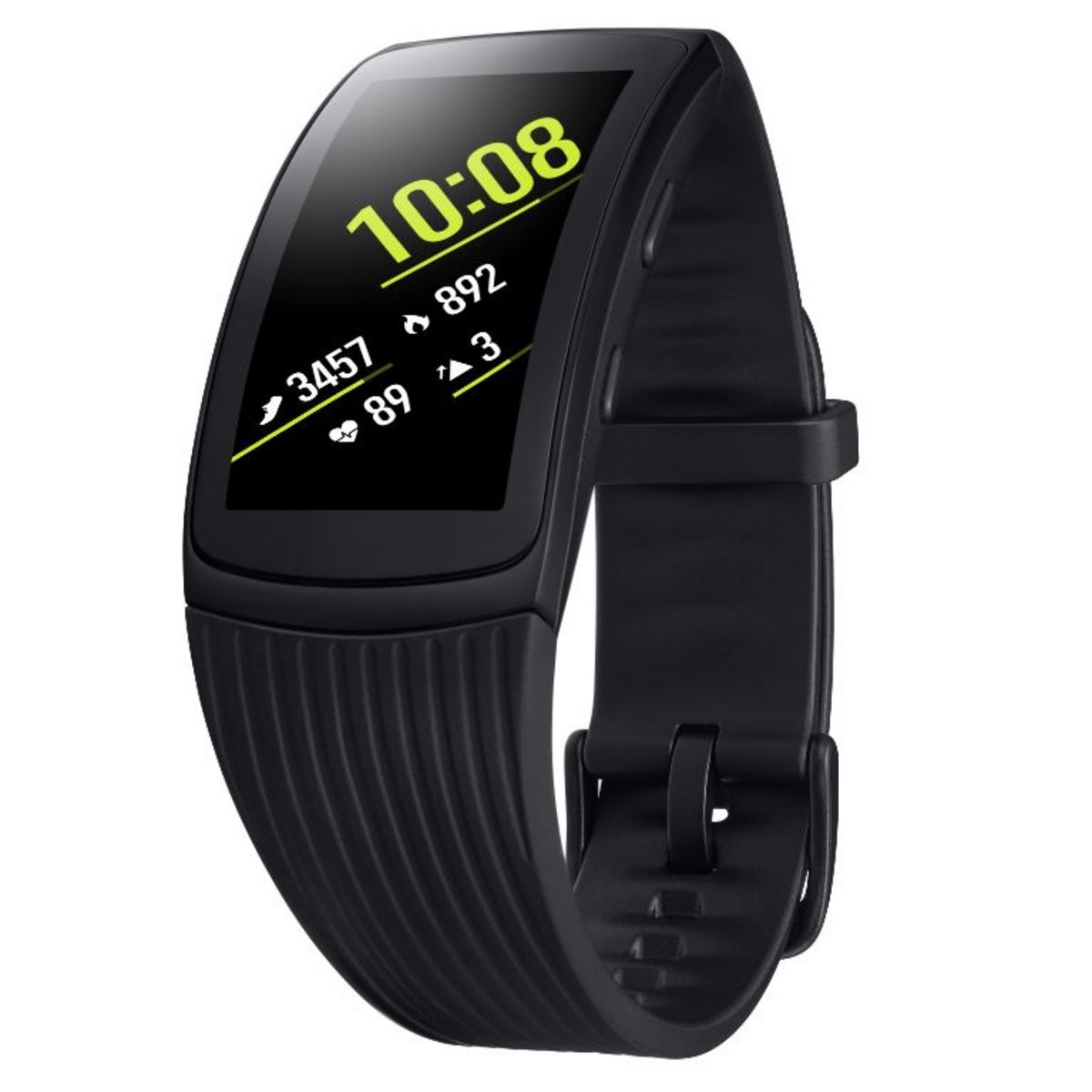 SAMSUNG Bracelet connecté - Gear Fit2 Pro - Bluetooth - Noir - Taille L