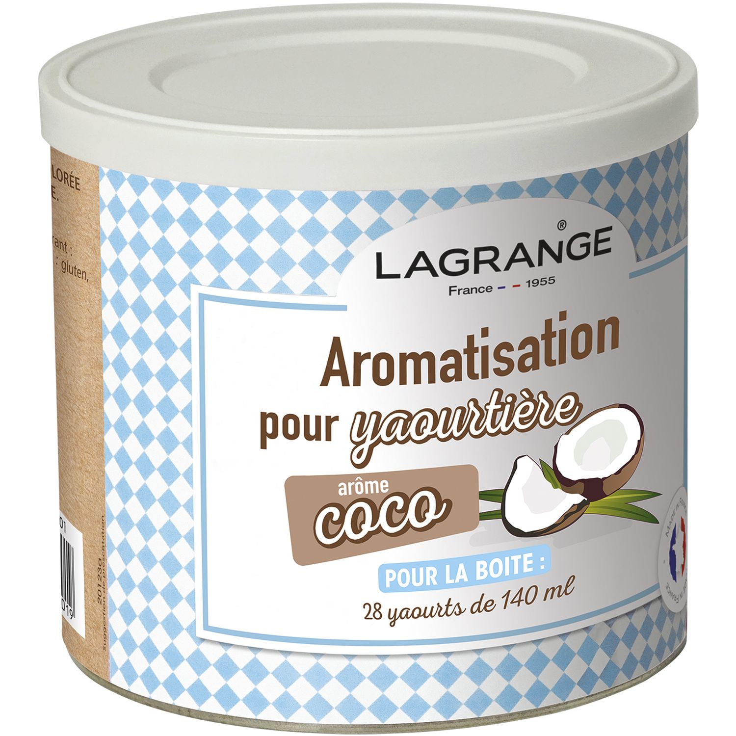 Voir la diapositive 4 : LAGRANGE Arôme pour yaourt  parfum Coco - 380330