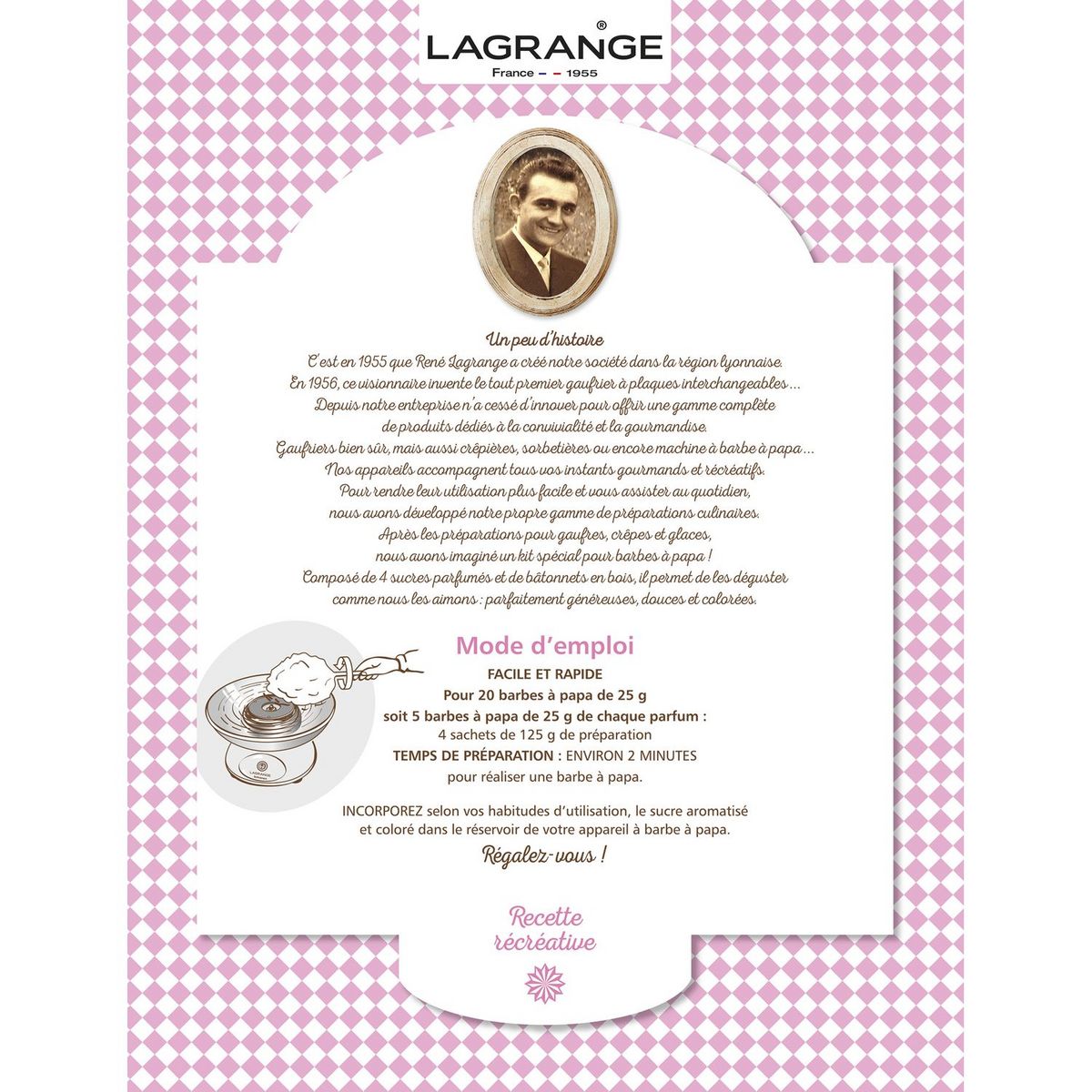 LAGRANGE Assortiment sucres Barbapapa 4 Parfums - 380000