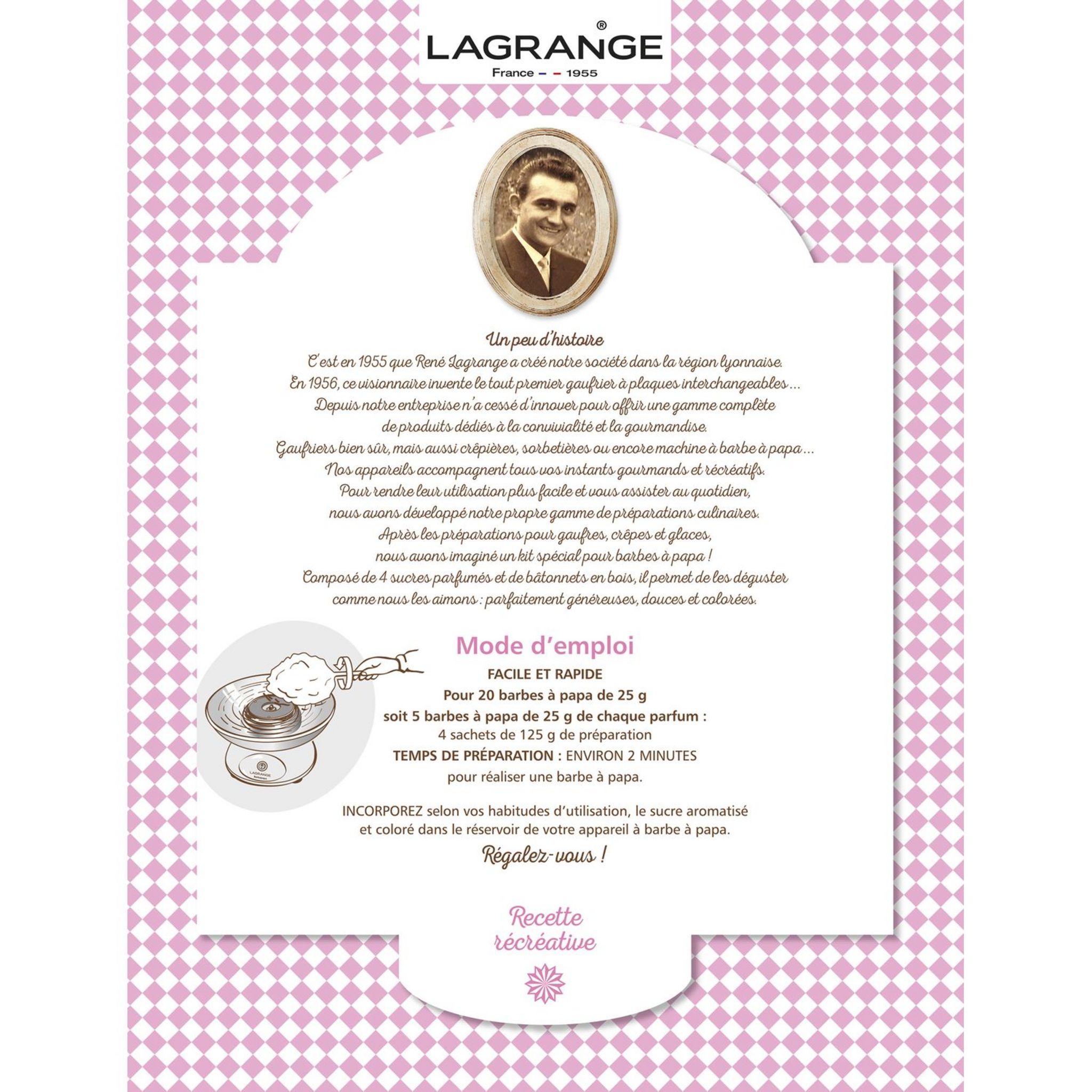 Voir la diapositive 7 : LAGRANGE Assortiment sucres Barbapapa 4 Parfums - 380000