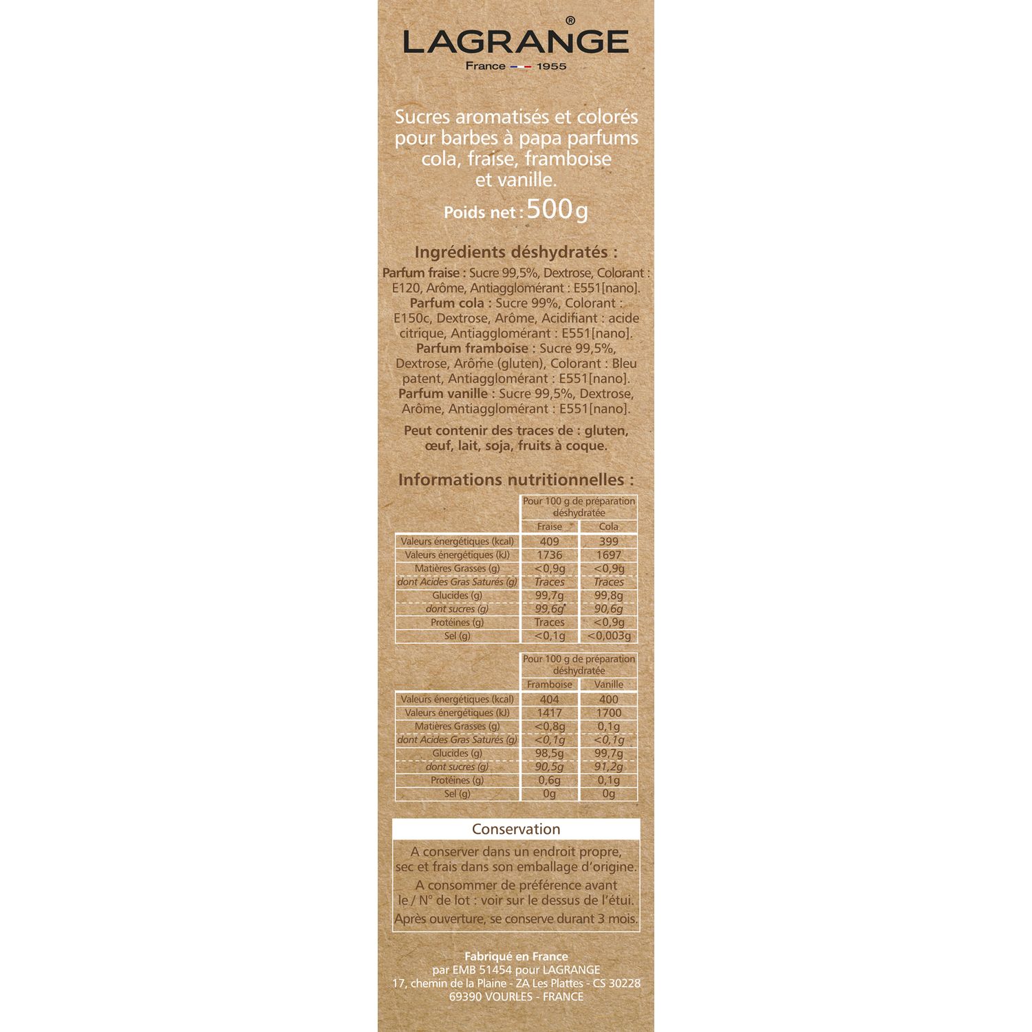 Voir la diapositive 9 : LAGRANGE Assortiment sucres Barbapapa 4 Parfums - 380000