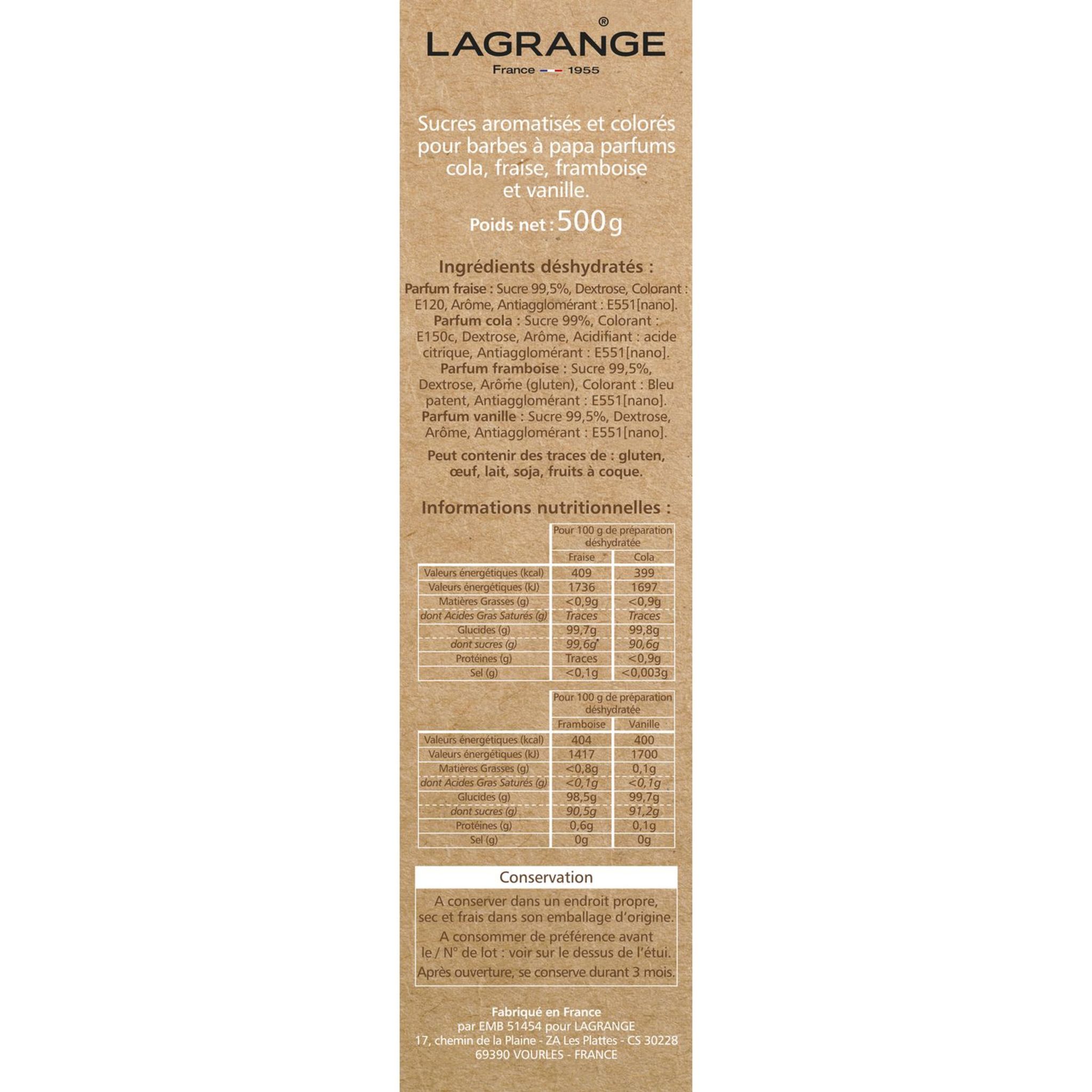 Voir la diapositive 9 : LAGRANGE Assortiment sucres Barbapapa 4 Parfums - 380000