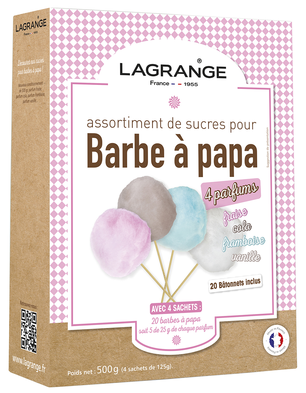 Voir la diapositive 10 : LAGRANGE Assortiment sucres Barbapapa 4 Parfums - 380000