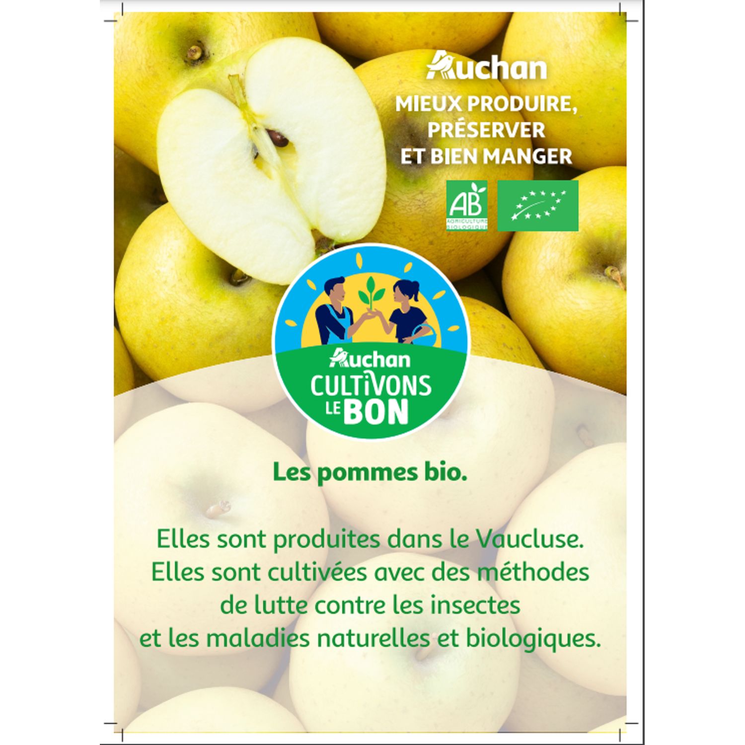 Voir la diapositive 2 : CULTIVONS LE BON Pommes rustiques bio 1kg