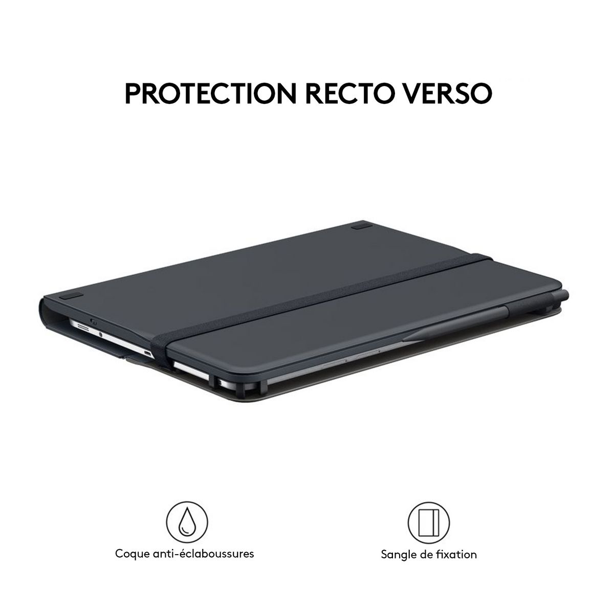 LOGITECH Étui Clavier Universal Folio pour tablettes 9 à 10 pouces