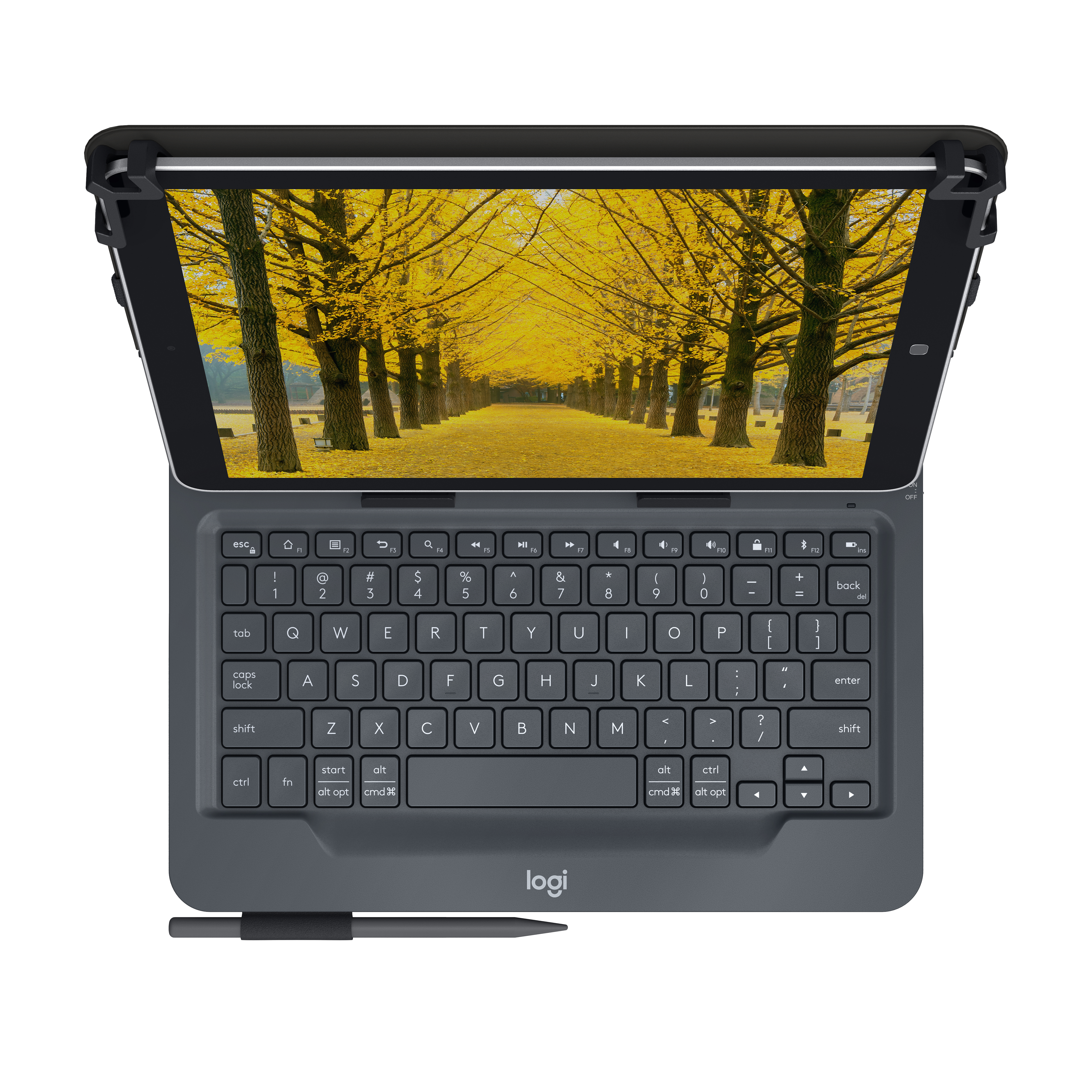 Voir la diapositive 10 : LOGITECH Étui Clavier Universal Folio pour tablettes 9 à 10 pouces