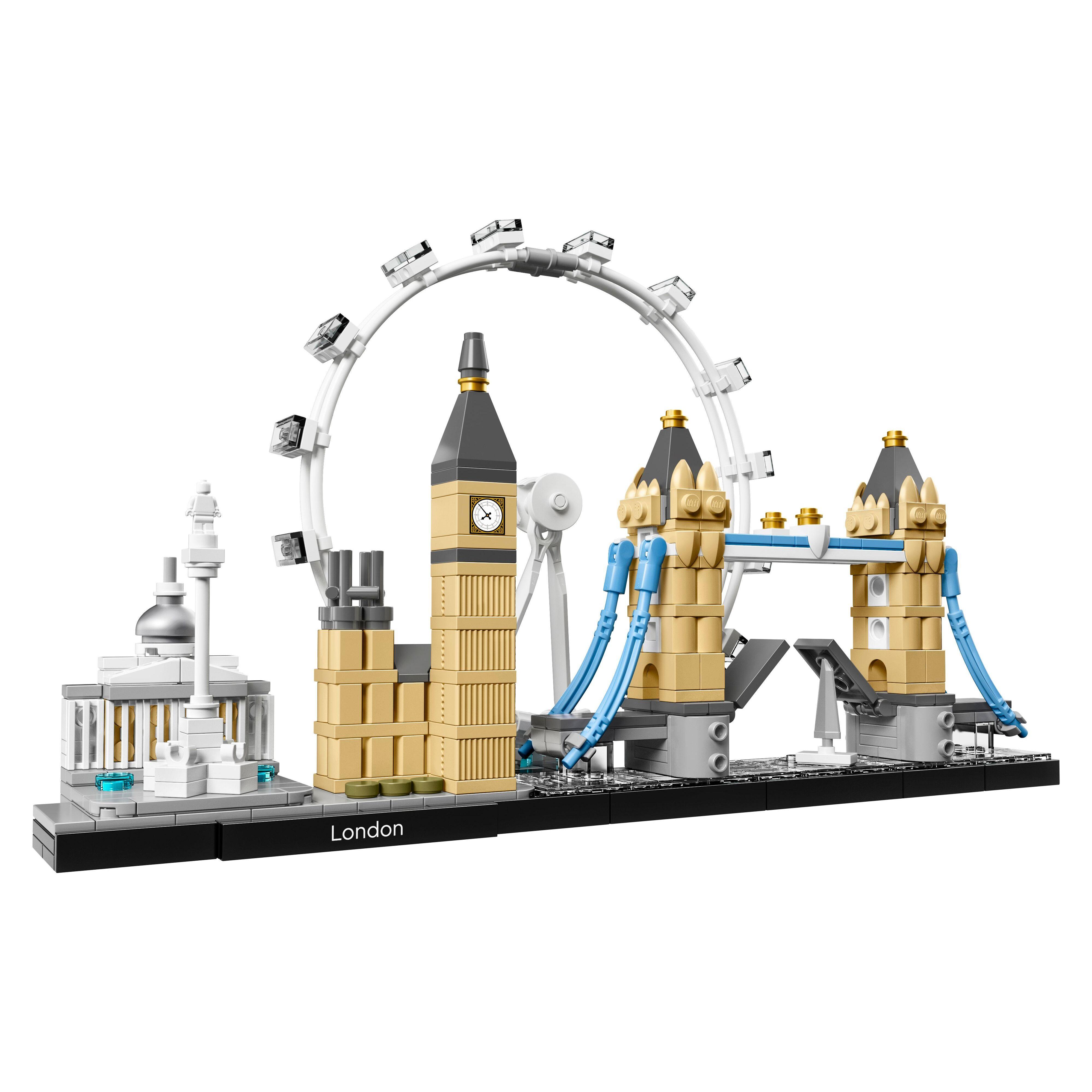 Voir la diapositive 2 : LEGO Architecture 21034 Londres, Ensemble de Construction pour Adultes