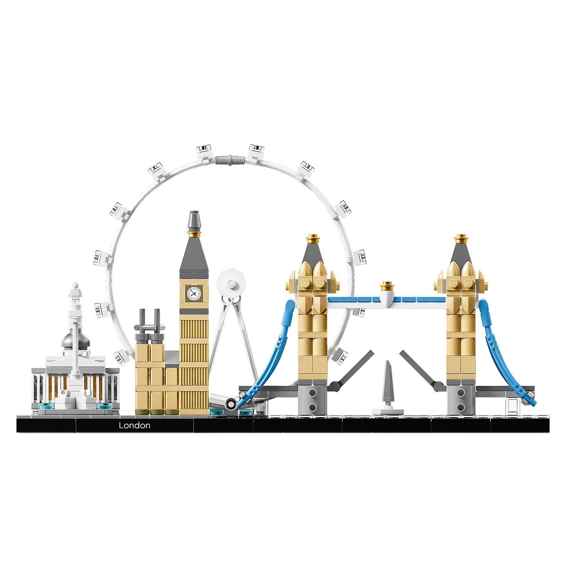 Voir la diapositive 3 : LEGO Architecture 21034 Londres, Ensemble de Construction pour Adultes
