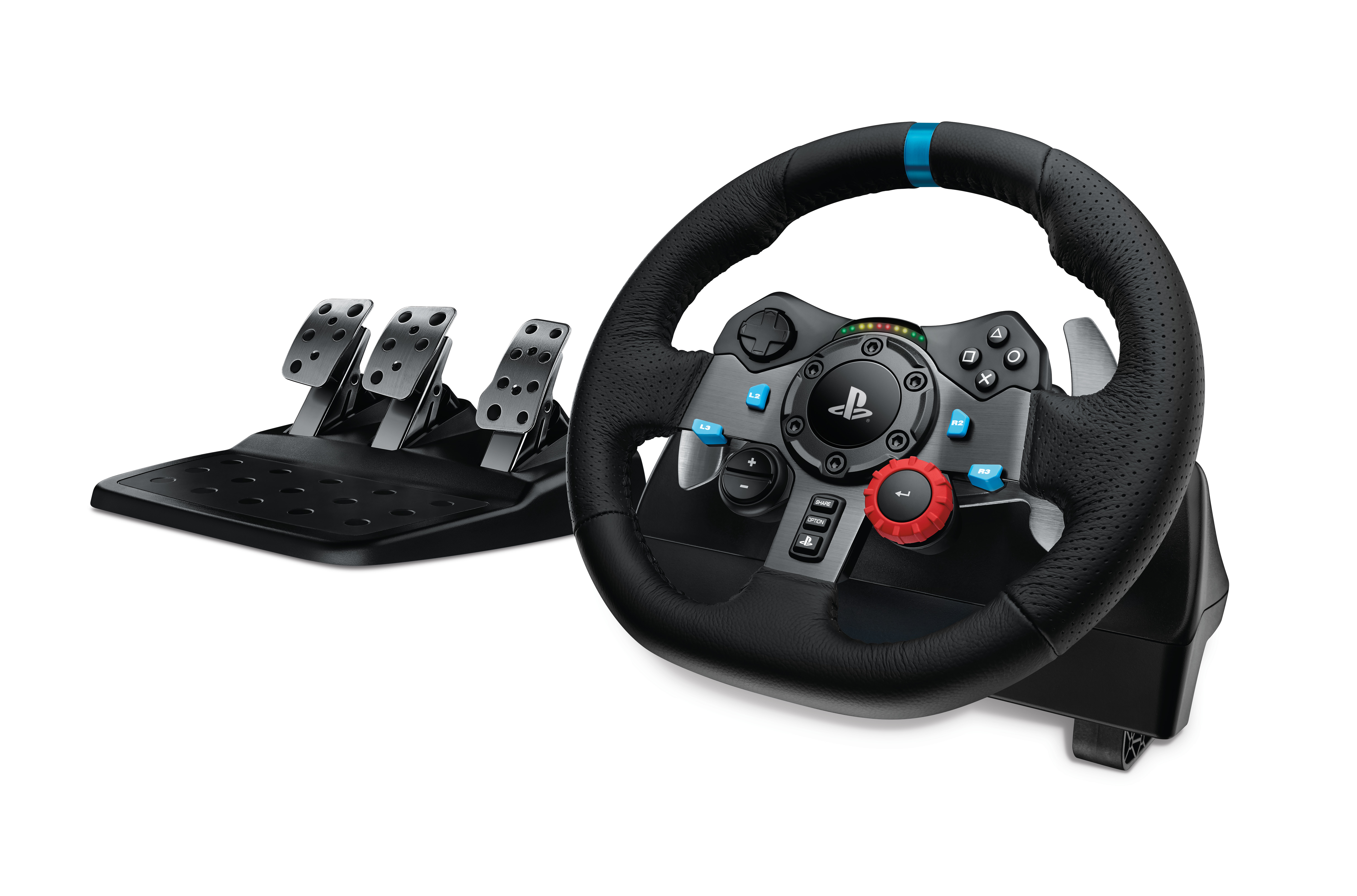 Voir la diapositive 13 : LOGITECH Volant de Course avec Pédales G29 DRIVING FORCE pour PS5, PS4, PC, Mac