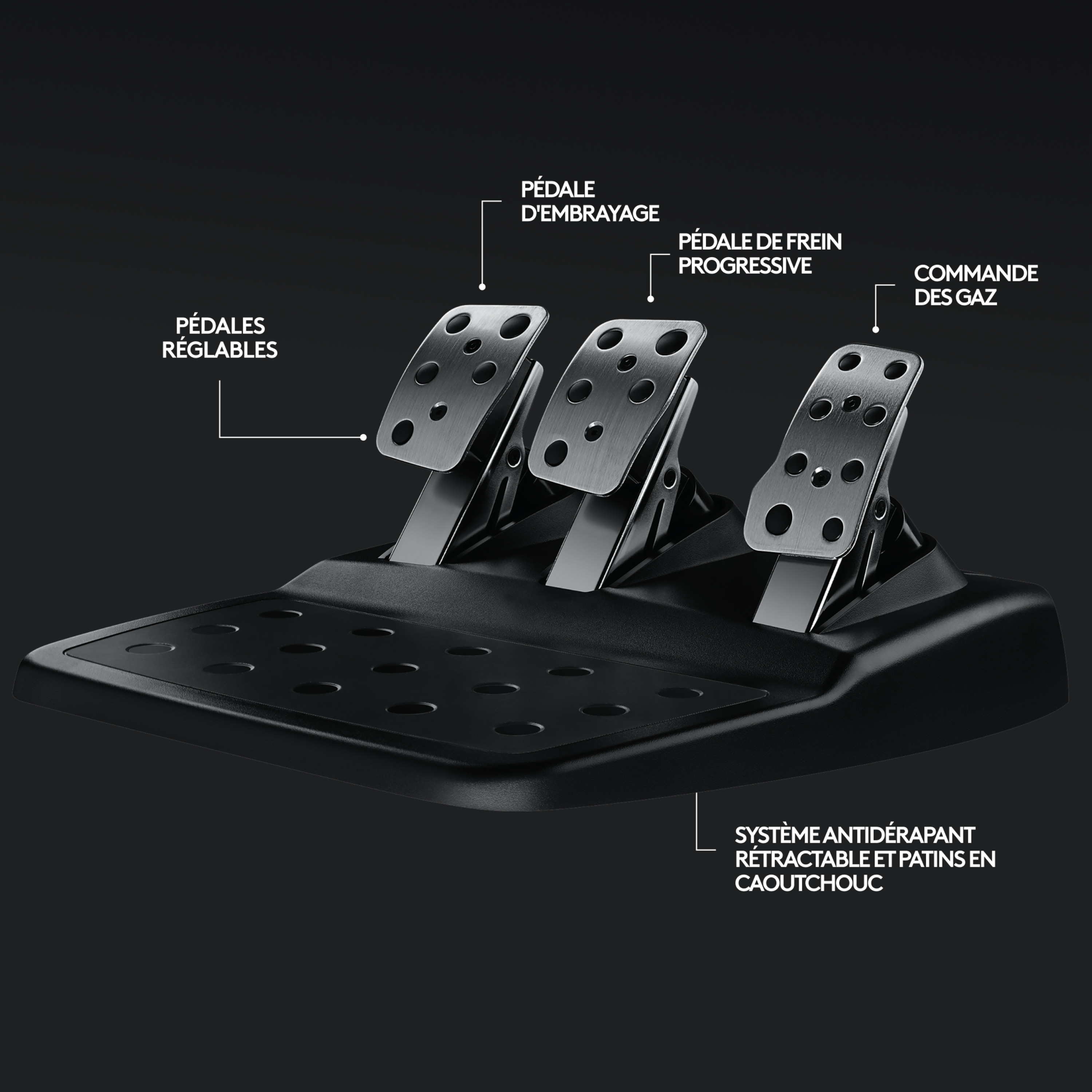 Voir la diapositive 7 : LOGITECH Volant de Course avec Pédales G29 DRIVING FORCE pour PS5, PS4, PC, Mac