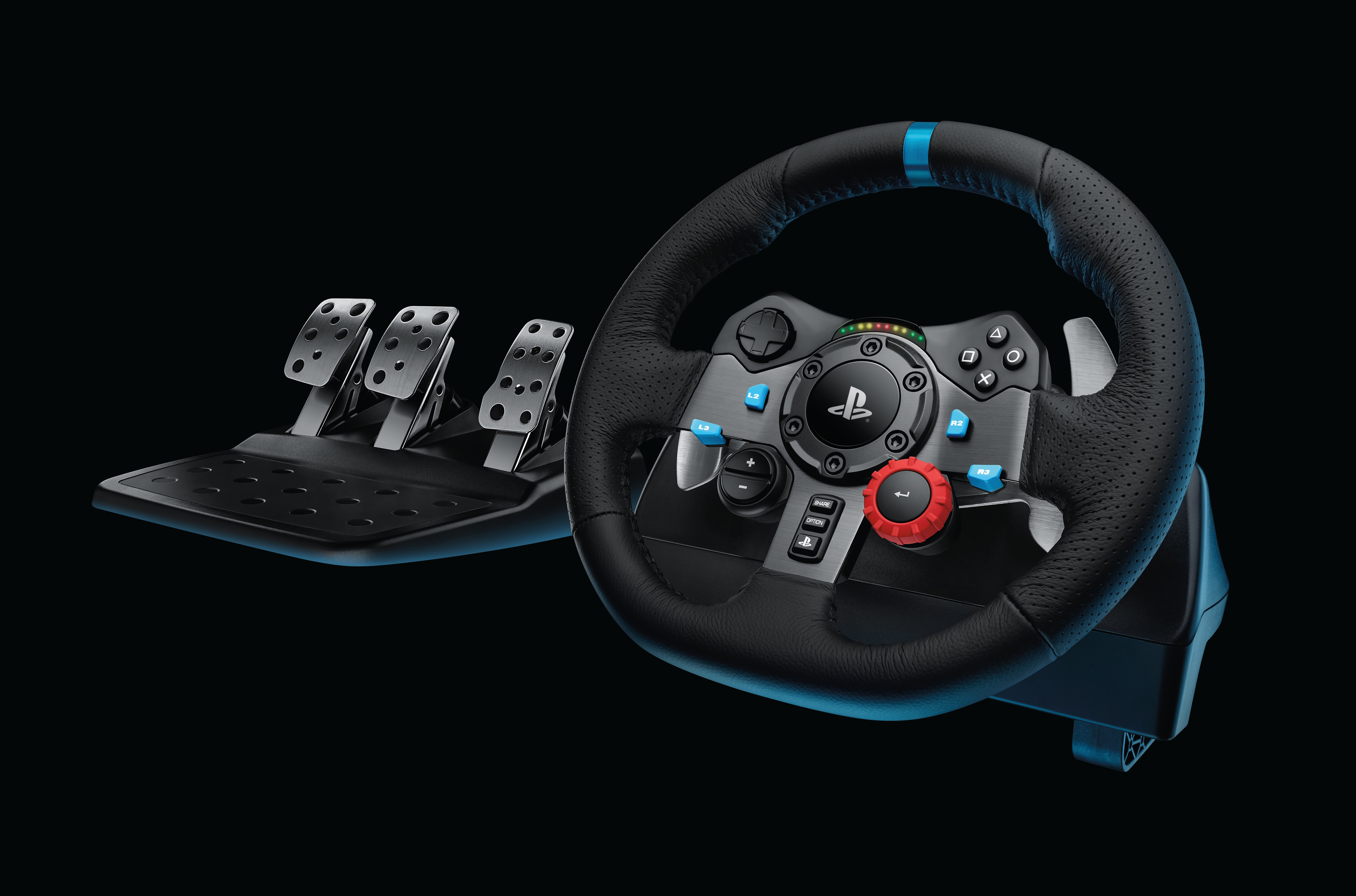 Voir la diapositive 10 : LOGITECH Volant de Course avec Pédales G29 DRIVING FORCE pour PS5, PS4, PC, Mac