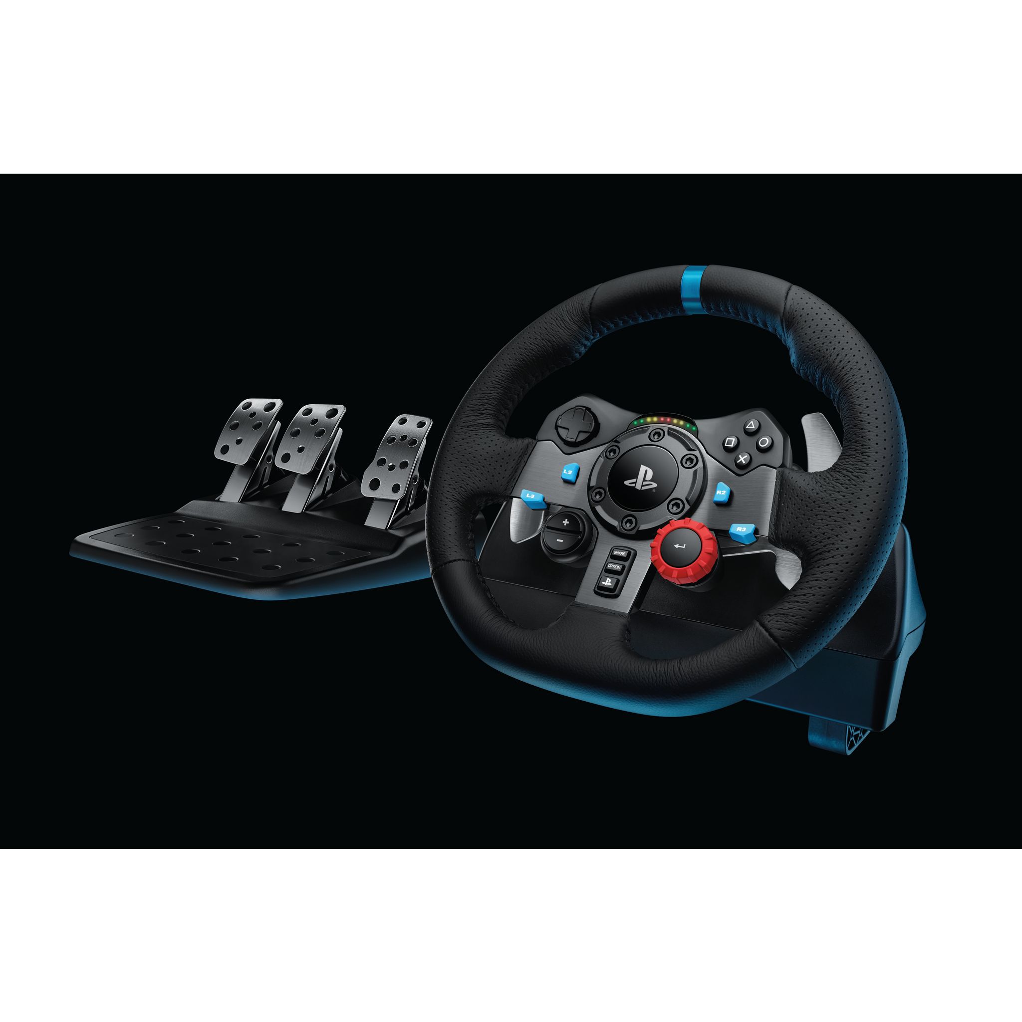Voir la diapositive 10 : LOGITECH Volant de Course avec Pédales G29 DRIVING FORCE pour PS5, PS4, PC, Mac