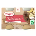 Babybio BABYBIO Petit pot dessert pomme châtaigne bio dès 6 mois