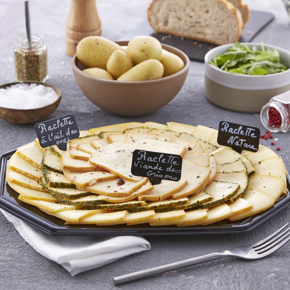 MON FROMAGER Plateau raclette découverte 10 convives 1800g